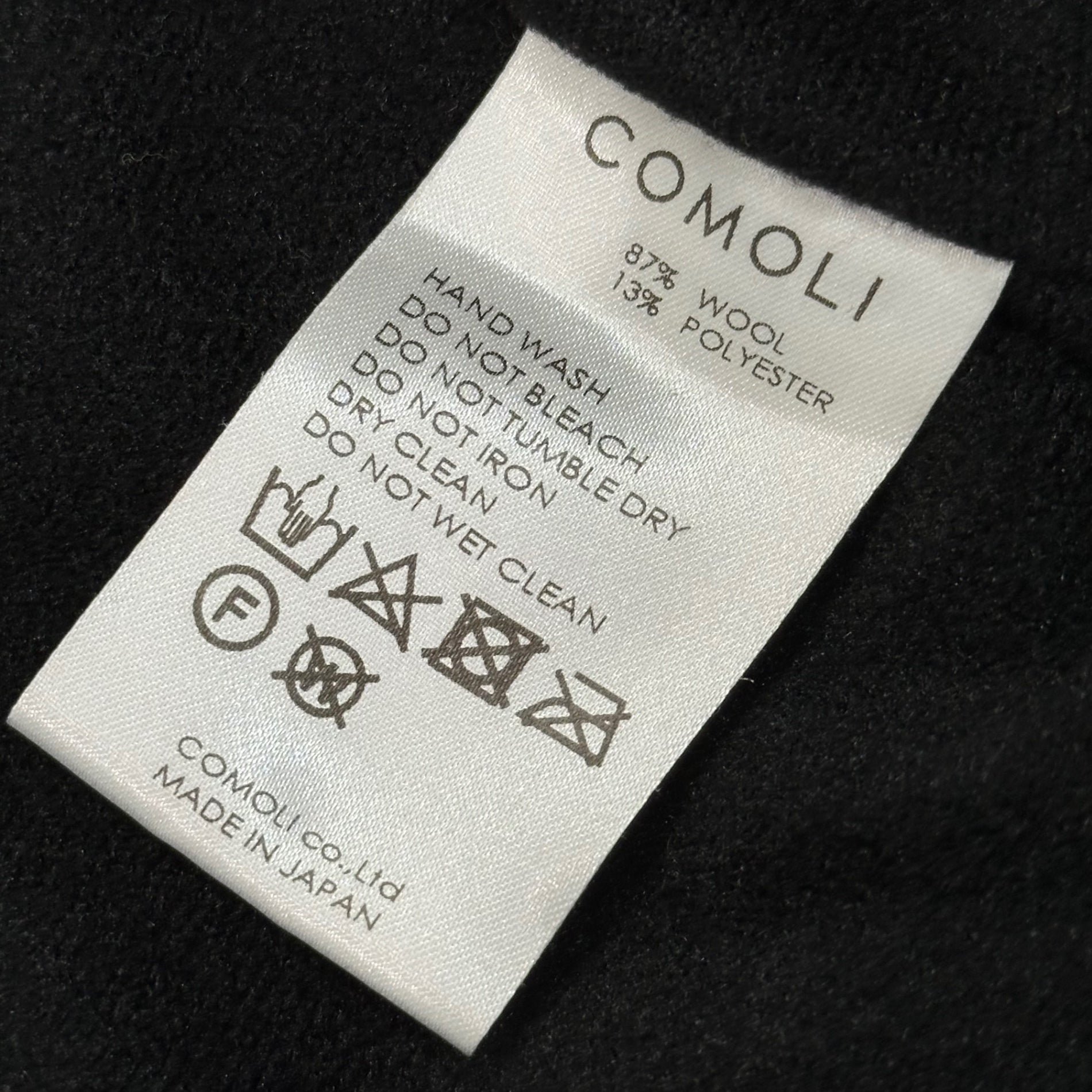 COMOLI(コモリ) 21AW Wool Fleece Zip-Up Jacket ウール フリース