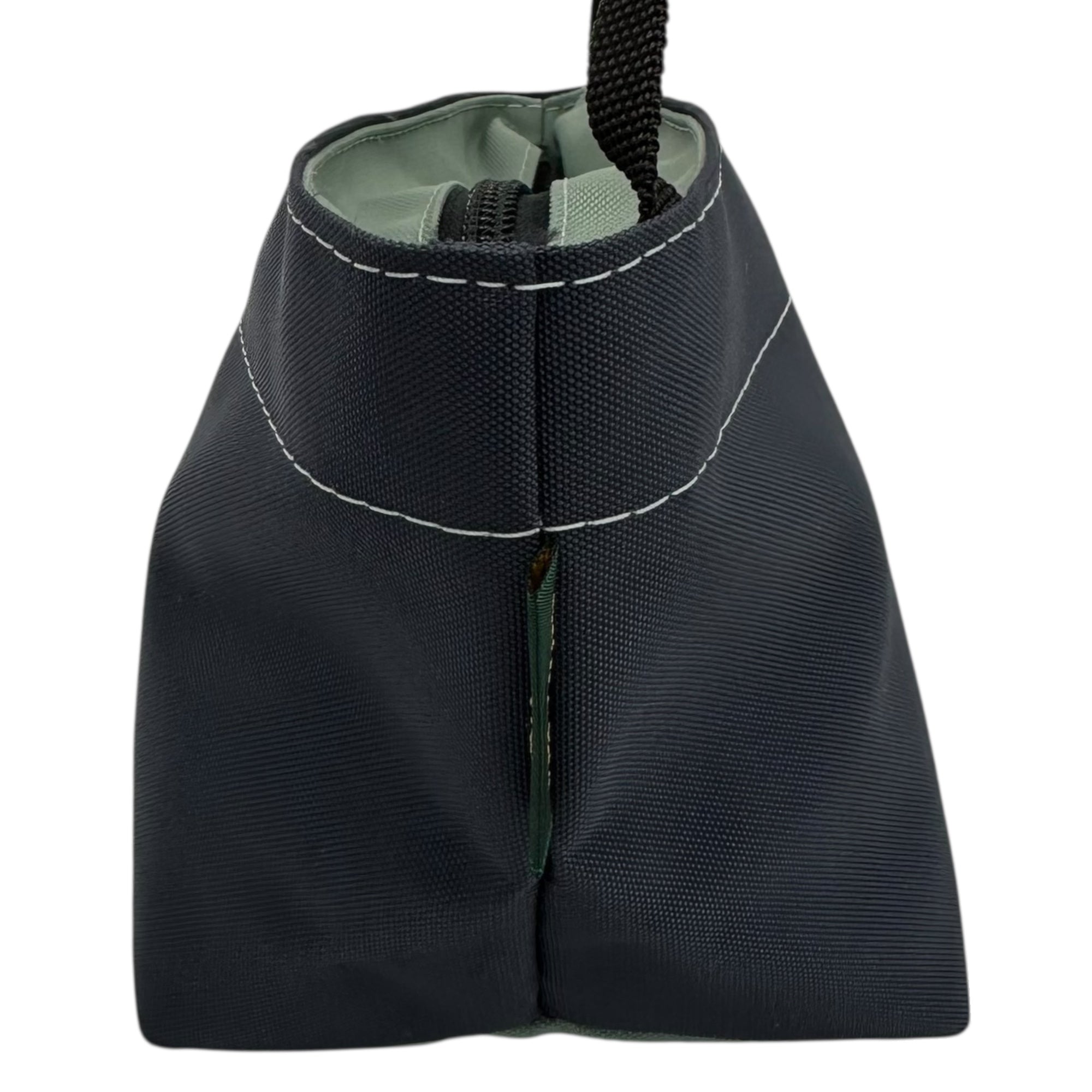 Herve Chapelier(エルベシャプリエ) Boat-shaped Shoulder Bag 舟形 ショルダー バッグ グレー