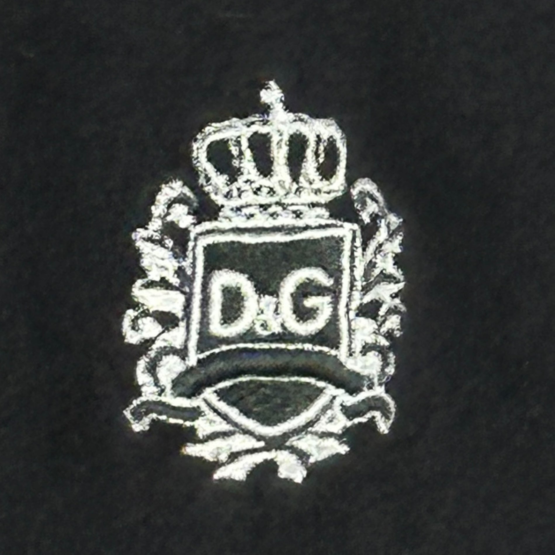 DOLCE&GABBANA(ドルチェ&ガッバーナドルガバ) One-point logo zip-up track jacket ワンポイントロゴ ジップアップ トラック ジャケット G9V36G/G7HN5 50(L) ブラック