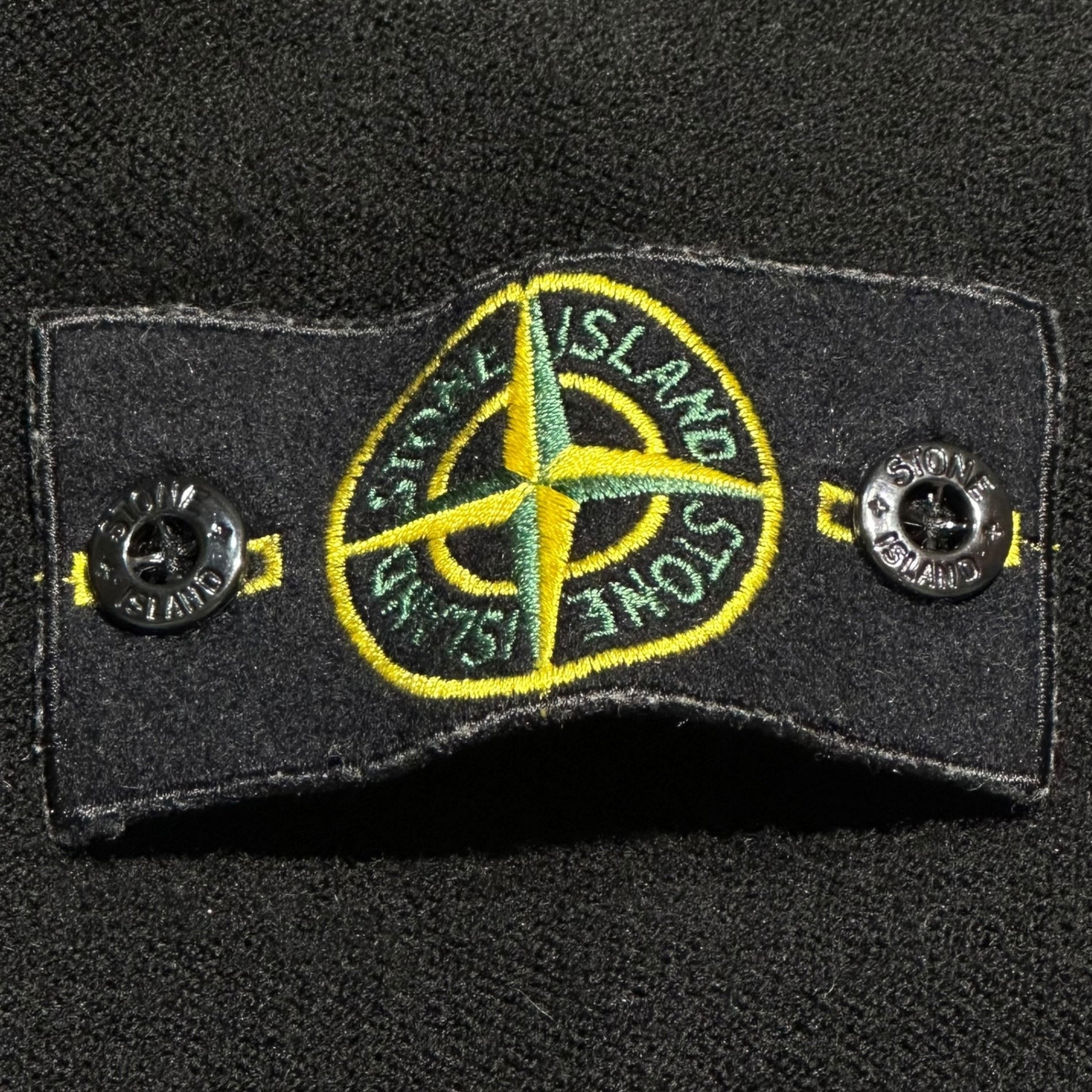 STONE ISLAND(ストーンアイランド) 06AW Archive Zip-Up Knit Jacket アーカイブ ジップアップ ニット ジャケット 451557B1 表記消(L程度) ブラック 00's