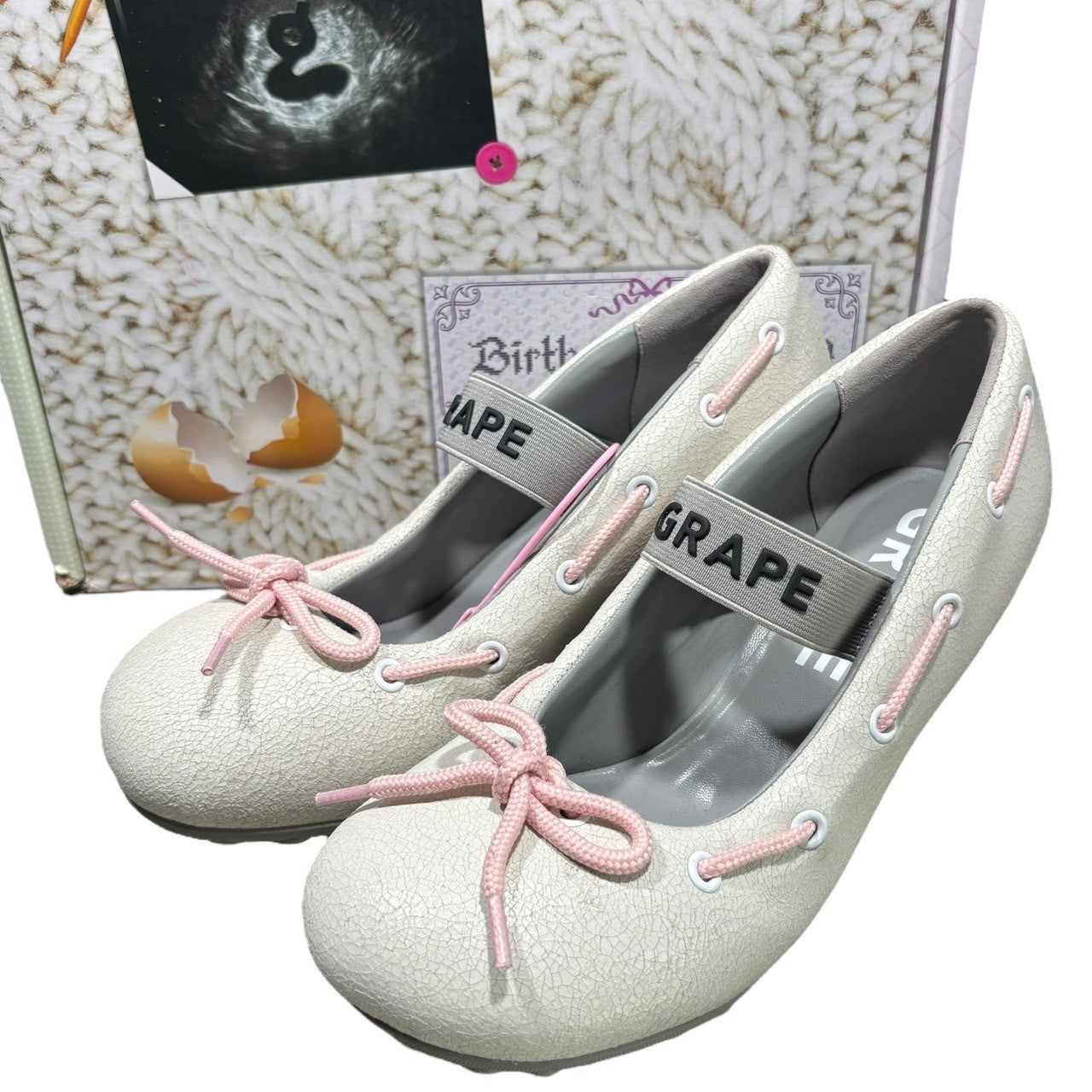 GRAPE(グレープ) PLATFORM PUMPS プラットフォーム パンプス 38(24.0cm) ライトグレー