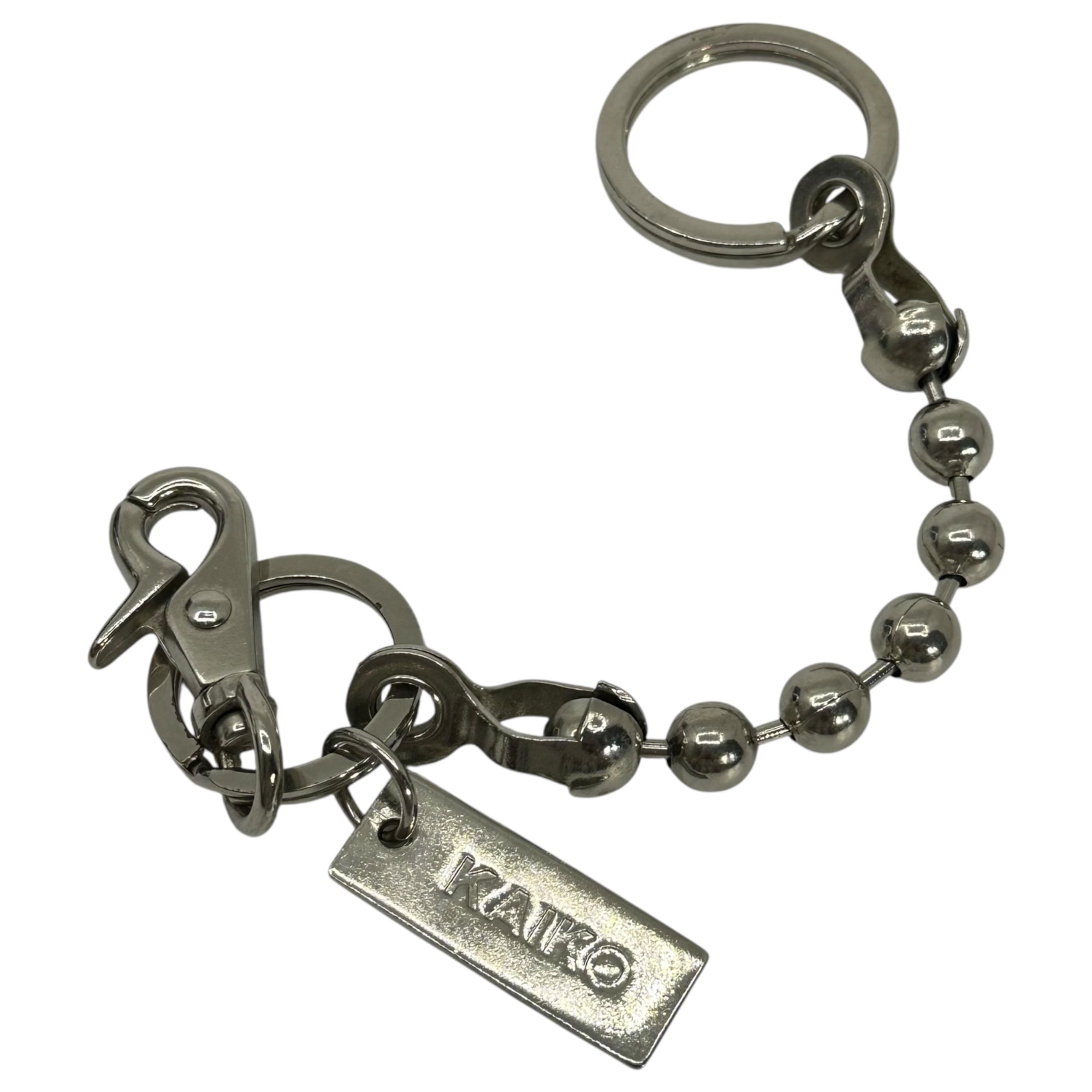 KAIKO(カイコー) BALL KEY CHAIN FTW ボール キーチェーン シルバー キーホルダー キーリング