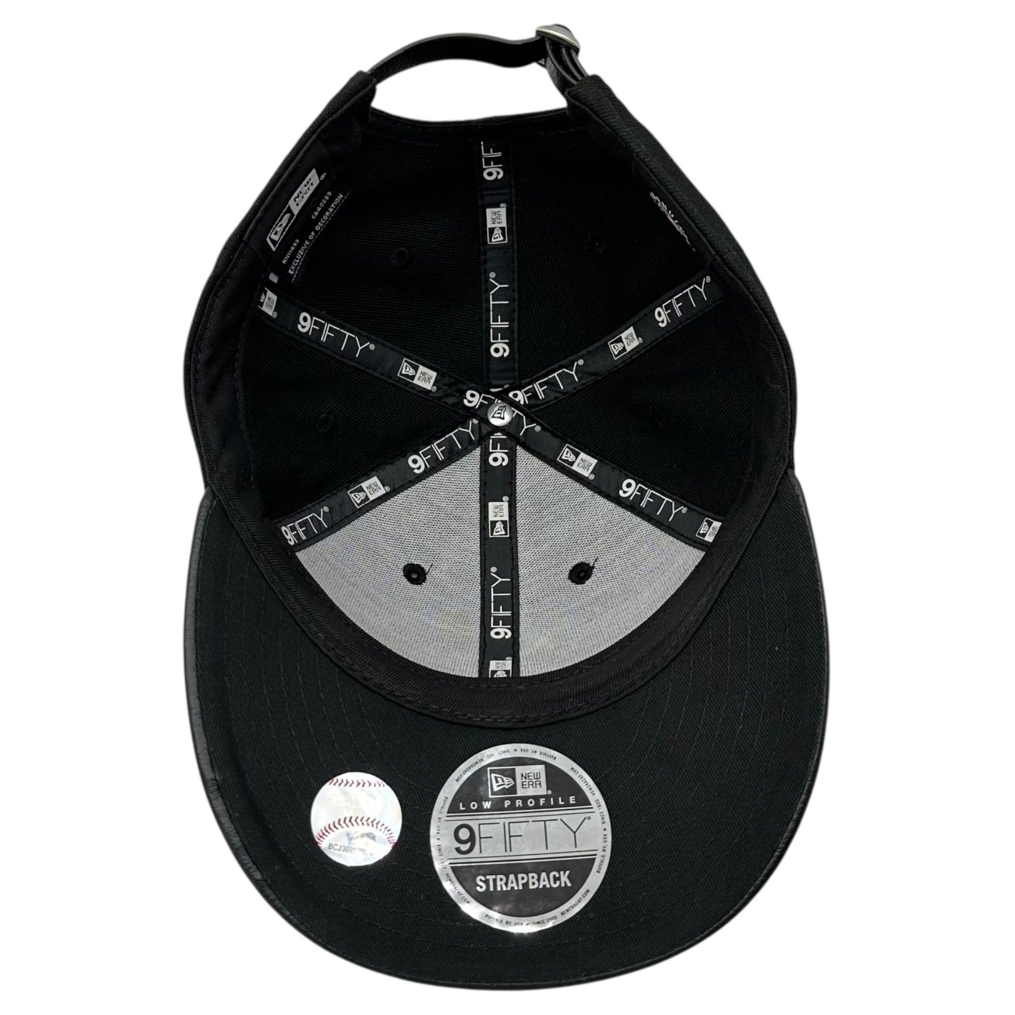 NEW ERA(ニューエラ) JOURNAL STANDARD relume 別注 LP 59FIFTY ”Detroit Tigers” エコレザー ベースボール スナップバック キャップ ブラック ジャーナルスタンダード 帽子