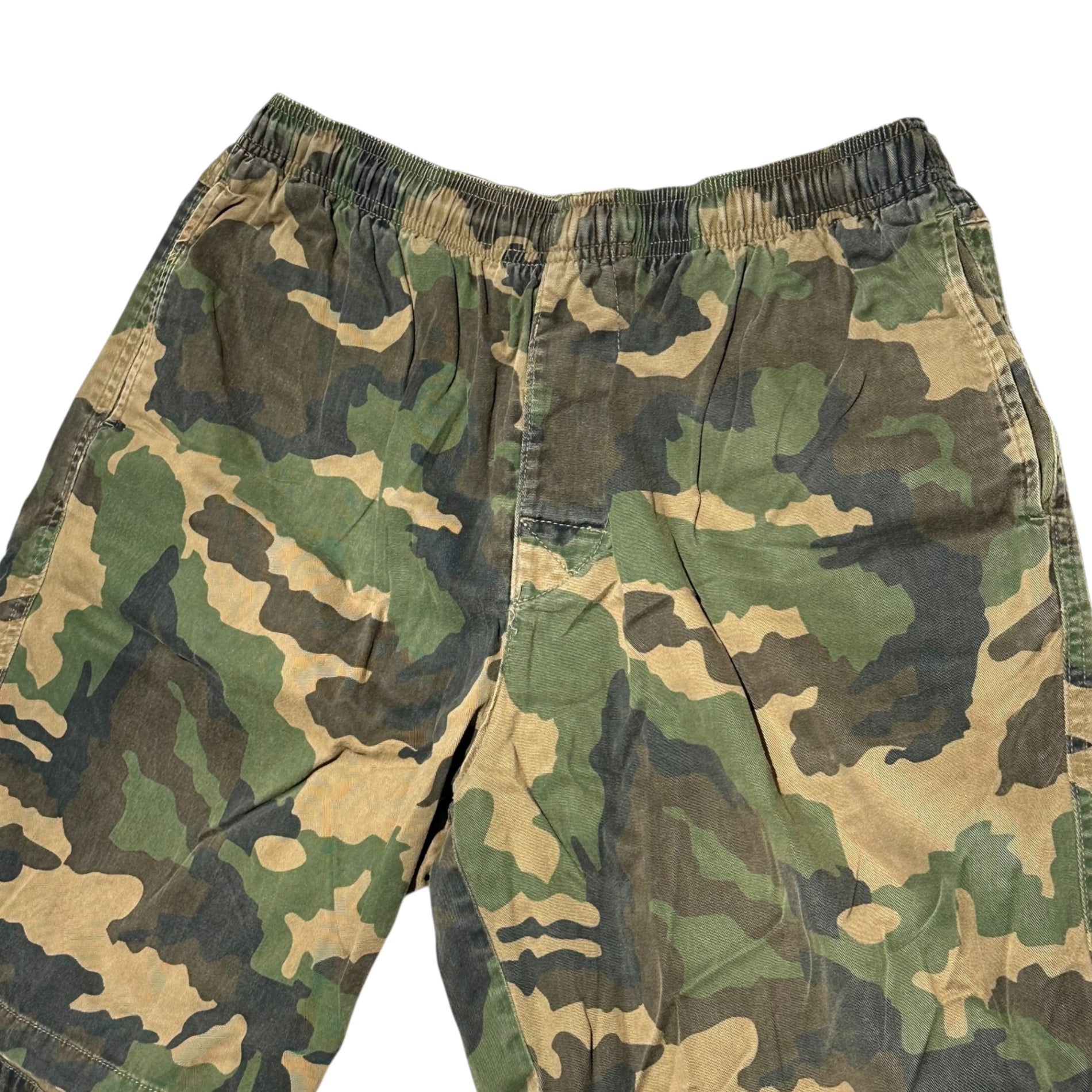 STUSSY(ステューシー) Camouflage shorts カモフラ ショーツ ハーフパンツ XL カーキ