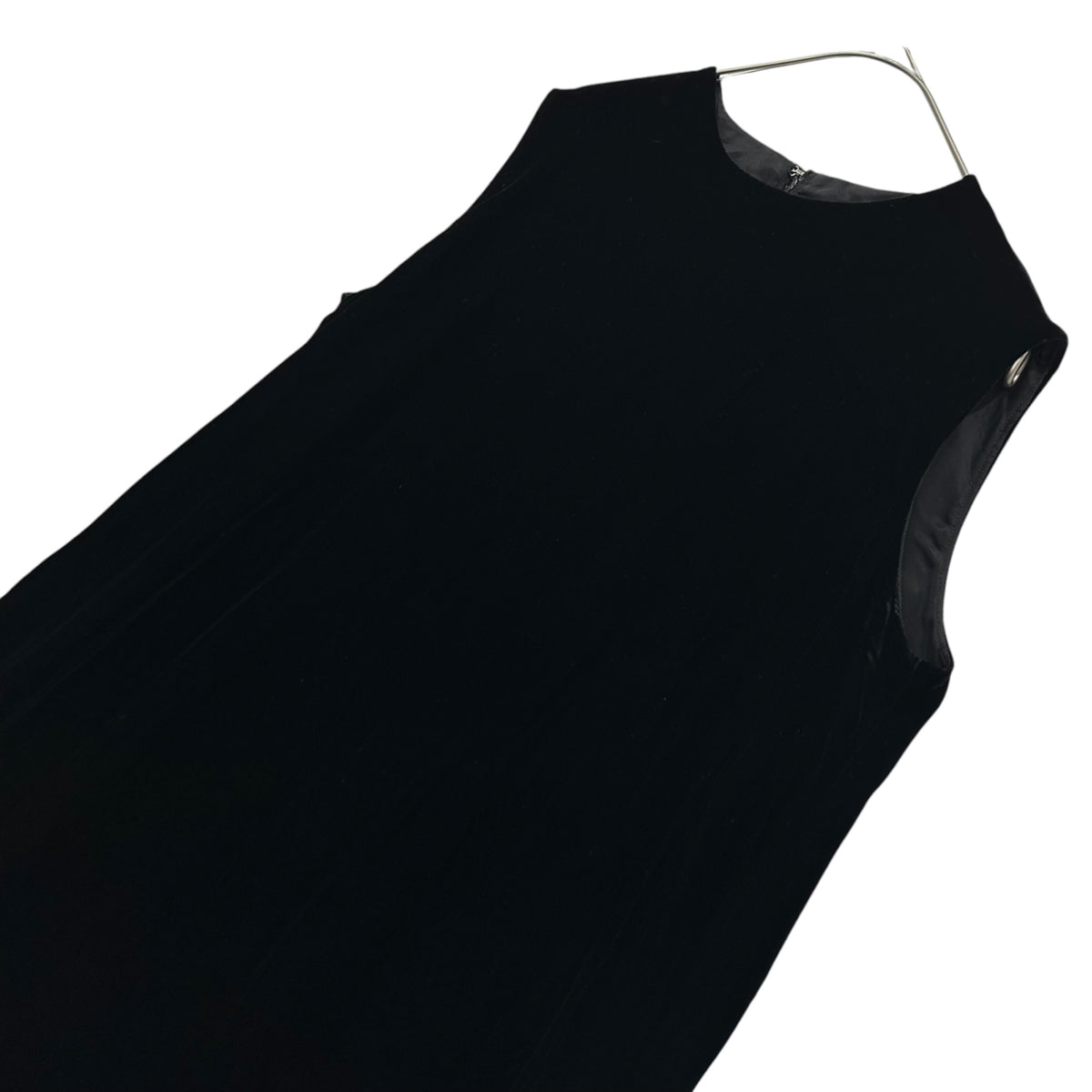COMME des GARCONS(コムデギャルソン) 2008AW Sleeveless Velour Dress ベロア ノースリーブ ワンピース GB-O043 S ブラック AD2008 00s アーカイブ