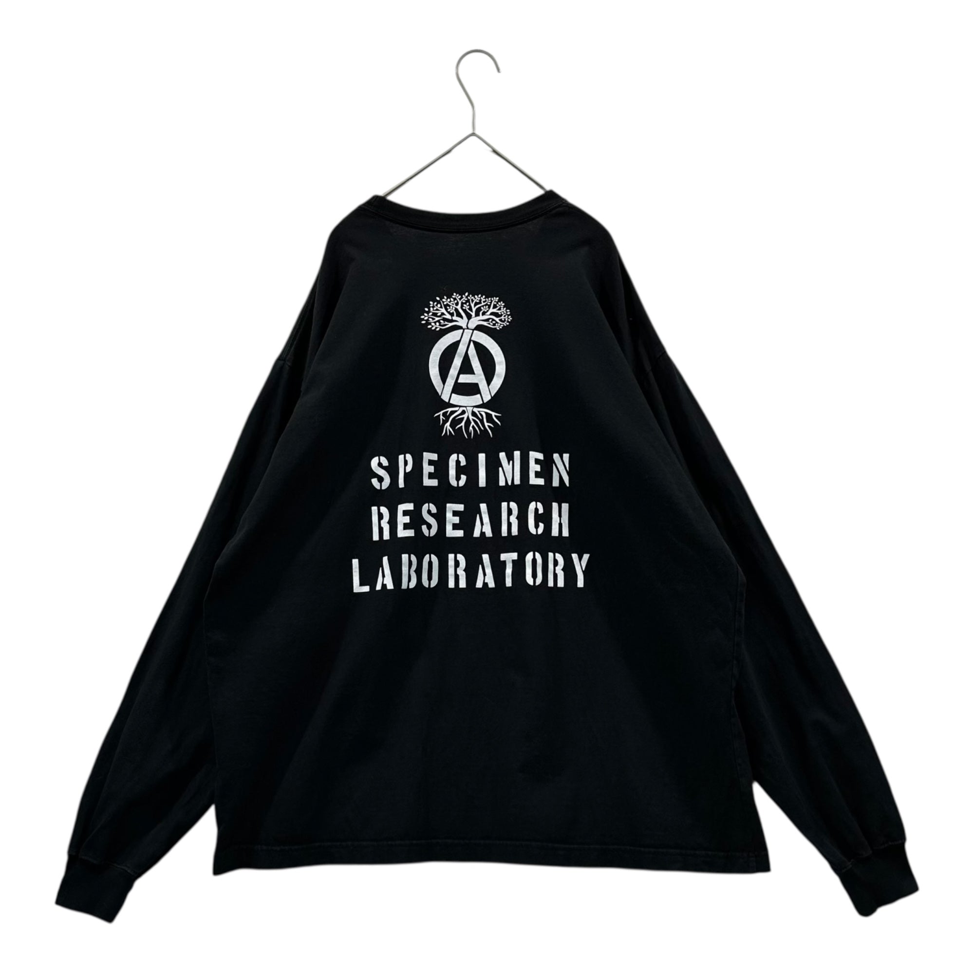 NEIGHBORHOOD(ネイバーフッド) 23AW SRL L/S TEE プリント 長袖 Tシャツ 232PCNH-LT21 XL ブラック SRL.TEE LS-1