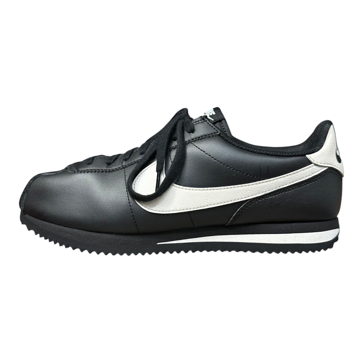 NIKE(ナイキ) W CORTEZ LEATHER コルテッツ DN1791 006 27cm ブラック×ペールアイボリー スニーカー