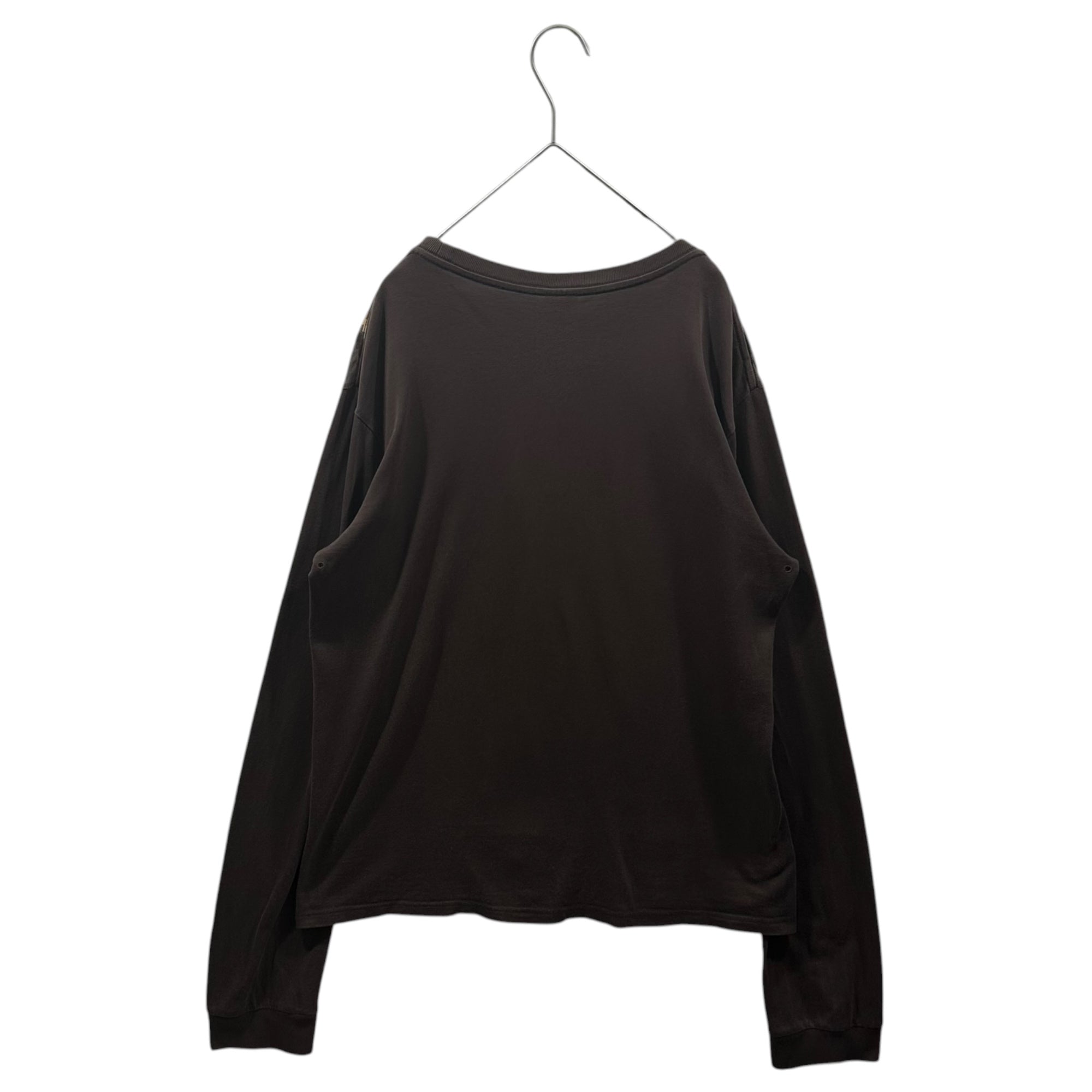 NUMBER (N)INE(ナンバーナイン) 2002AW ”NOWHERE MAN” Nordic L/S Tee ジョージ期 ノルディック 長袖 Tシャツ 4 ブラウン 00's ノーウェアマン