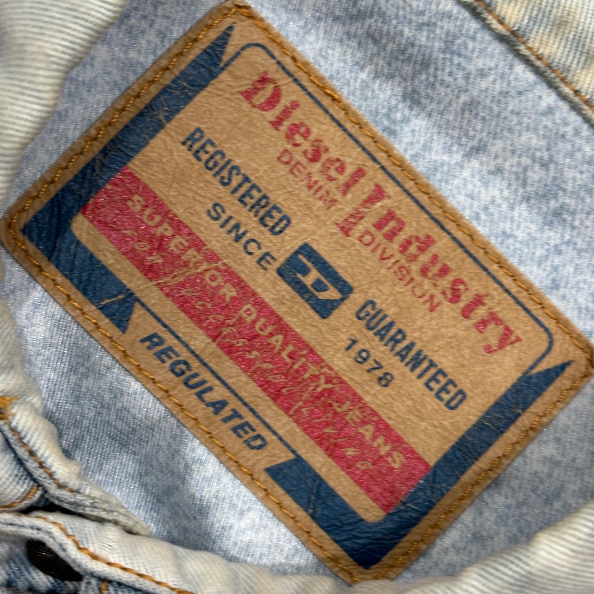 DIESEL(ディーゼル) Denim-Transfer L/S Shirt デニム 転写 長袖 シャツ A06358 S-GILLY L インディゴ