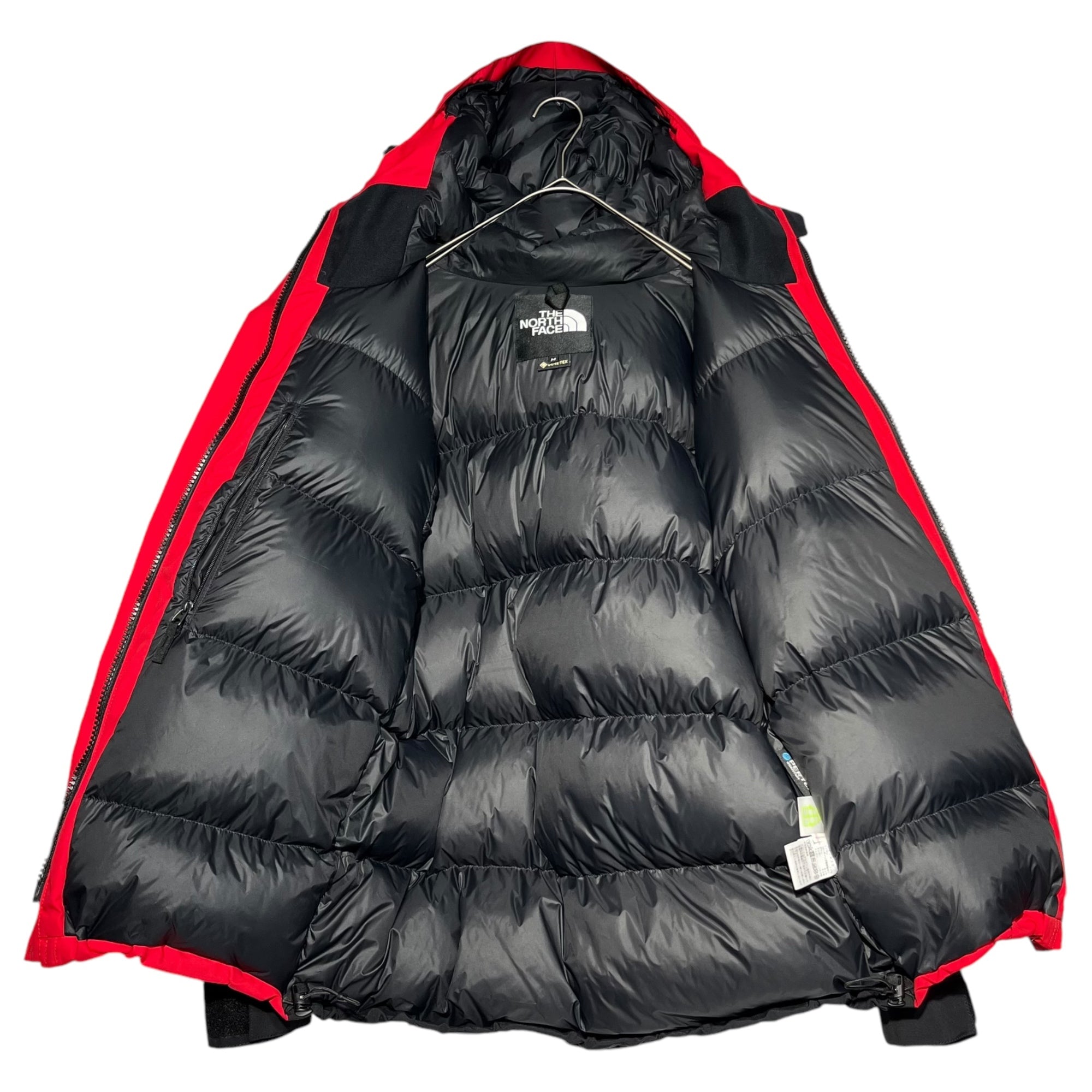 THE NORTH FACE(ノースフェイス) Mountain Down Jacket マウンテン ダウン ジャケット ND91930 M  レッド×ブラック マウンテンパーカー アウトドア