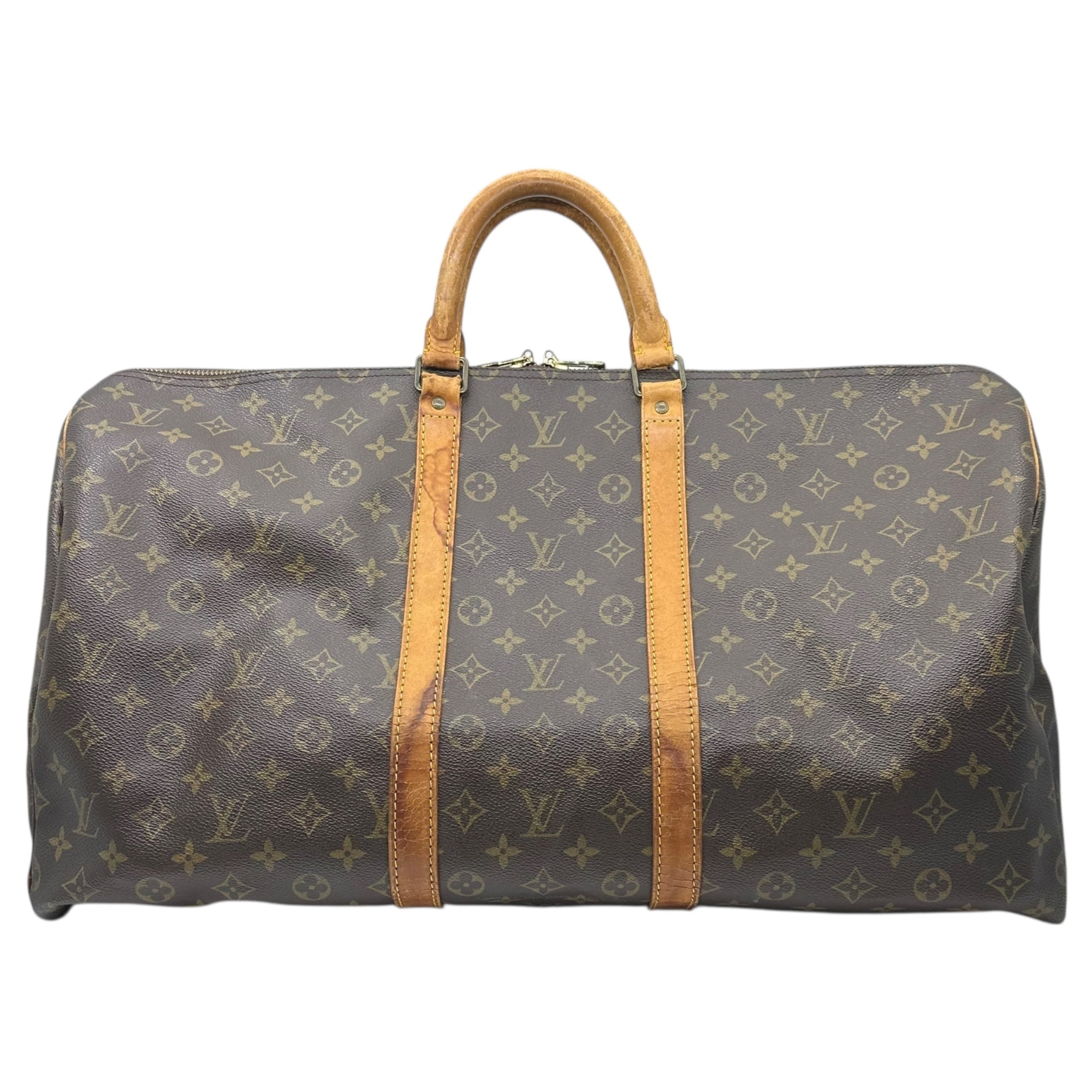 LOUIS VUITTON(ルイヴィトン) 80's Keypor 55 キーポル 55 55 ブラウン 1989年製造 80年代 ヴィンテージ ボストン バッグ