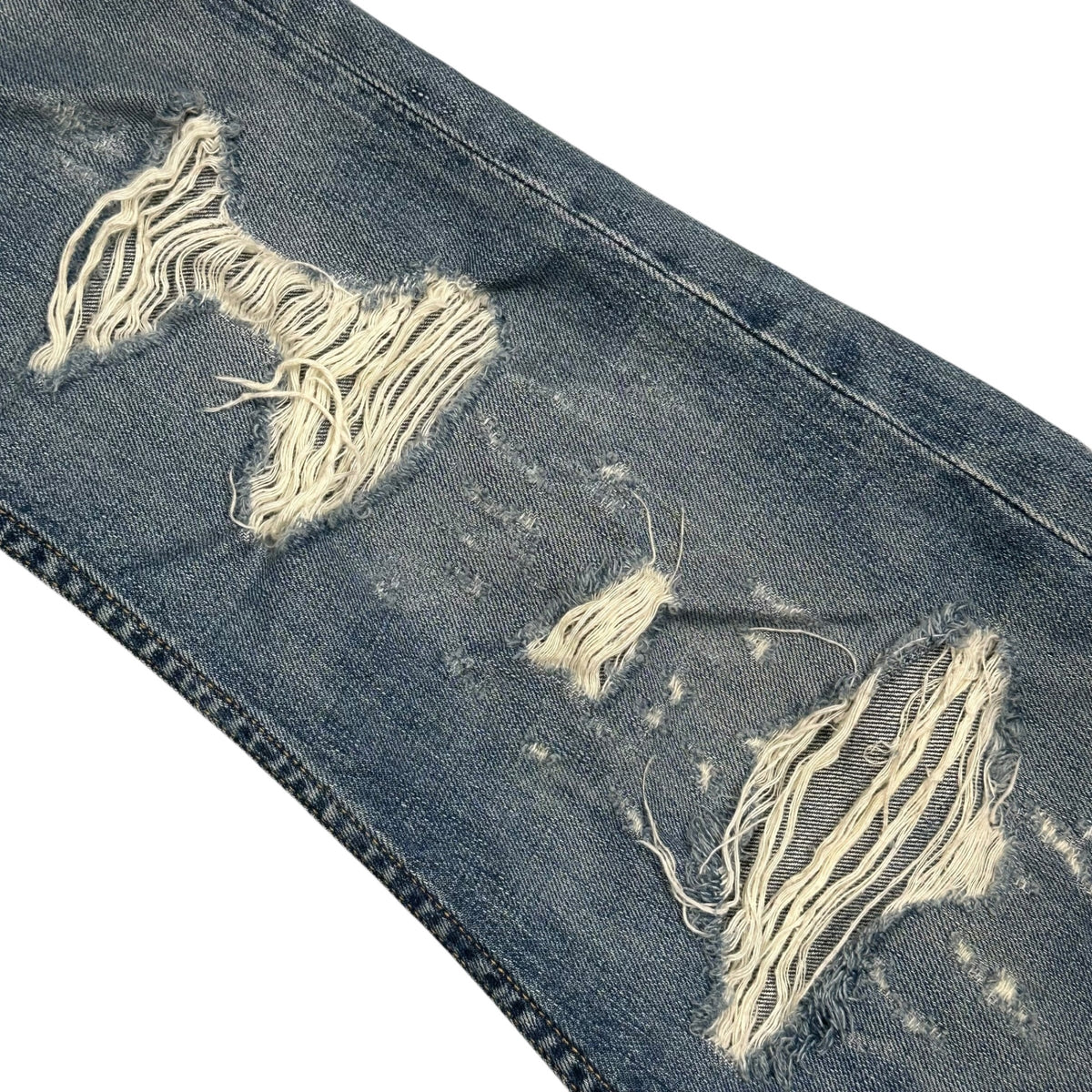 JUNYA WATANABE COMME des GARCONS(ジュンヤワタナベコムデギャルソン) 2005AW Destroyed Denim Pants デストロイ デニム パンツ JP-P058 S インディゴ 00's AD2005