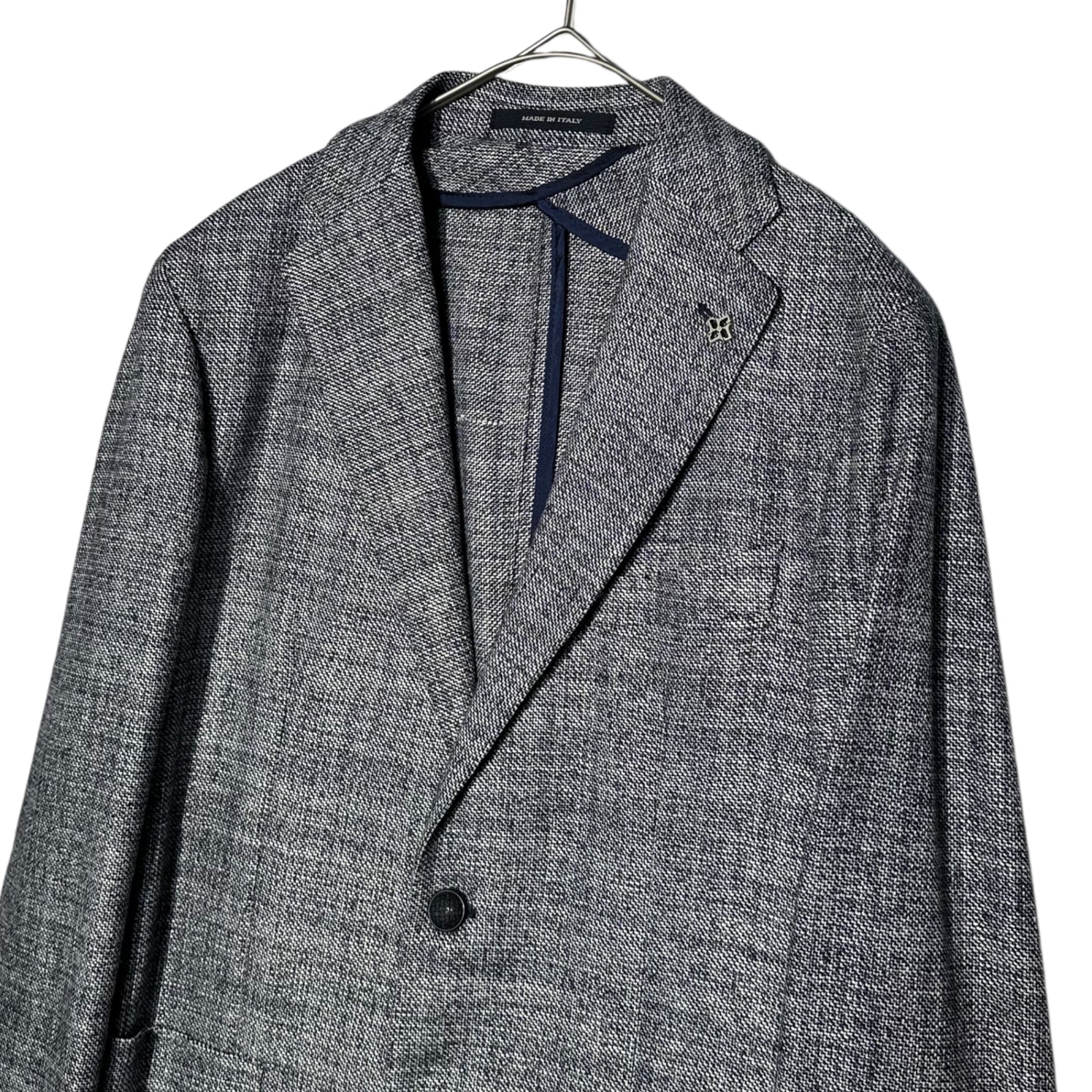 TAGLIATORE(タリアトーレ) MONTECARLO design tailored jacket モンテカルロ デザイン テーラード ジャケット 1SMC22K 46R(Sサイズ程度) ネイビー