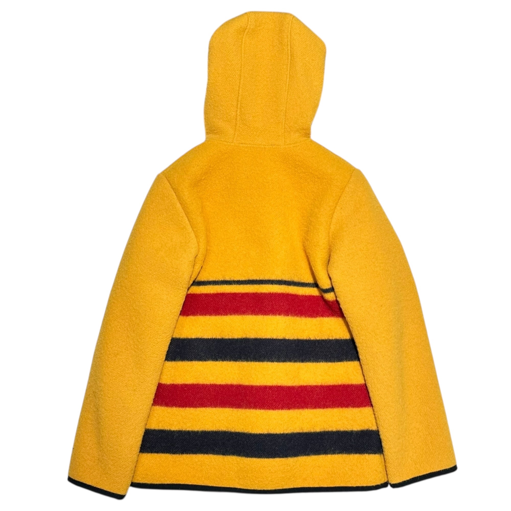 MACKINTOSH(マッキントッシュ) Locabar Border Double-Breasted Wool Hooded Half Coat ロカバール ボーダー ダブルブレスト ウール フーデッド ハーフ コート HG/HJ/JU 38(M程度) イエロー ジャケット 少数生産 限定品