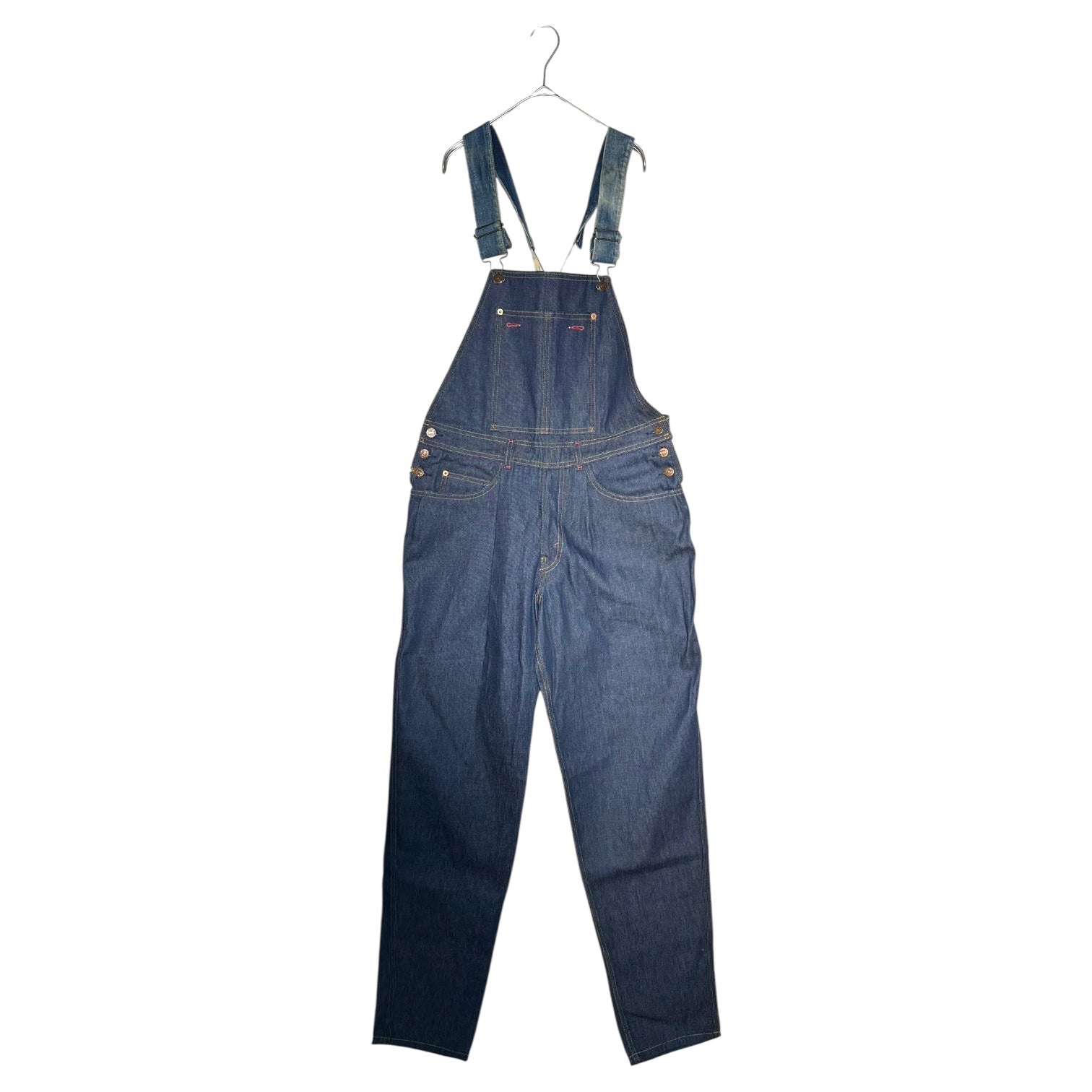 Levi's(リーバイス) 90's USA made Orange Tab Denim overall オレンジタブ デニム オーバーオール 22538-9509 M 38-33 インディゴ 42 TALON USA製 ワイド デッドストック ヴィンテージ 90年代 1995年製