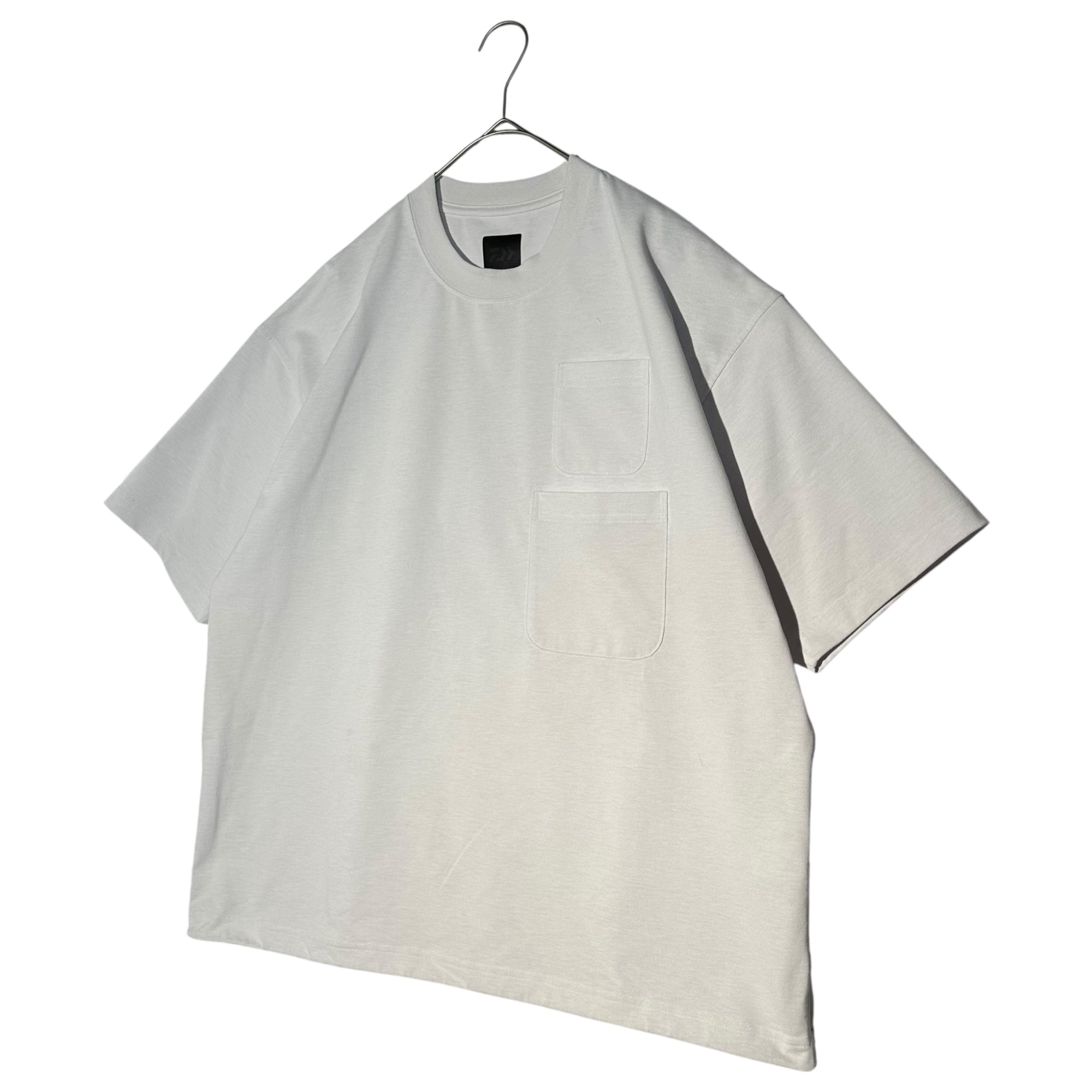 DAIWA PIER39(ダイワ ピア39) 25SS TECH W/POCKET CREW TEE テック ダブルポケット クルーネック Tシャツ BE-32025 M ホワイト