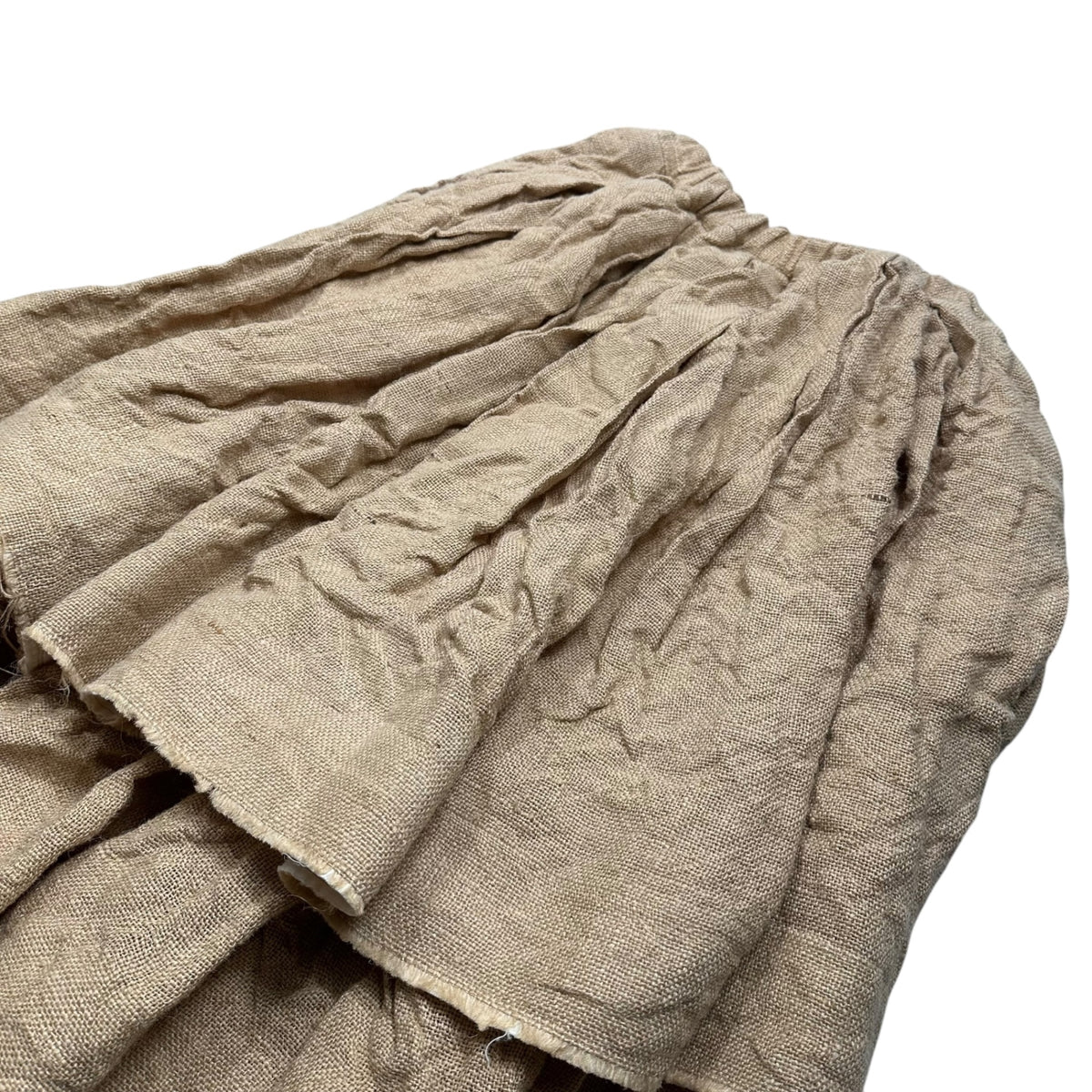 COMME des GARCONS(コムデギャルソン) 2026SS Jute sack layered volume skirt ジュートサック レイヤード ボリューム スカート GO-S019 S ベージュ AD2025