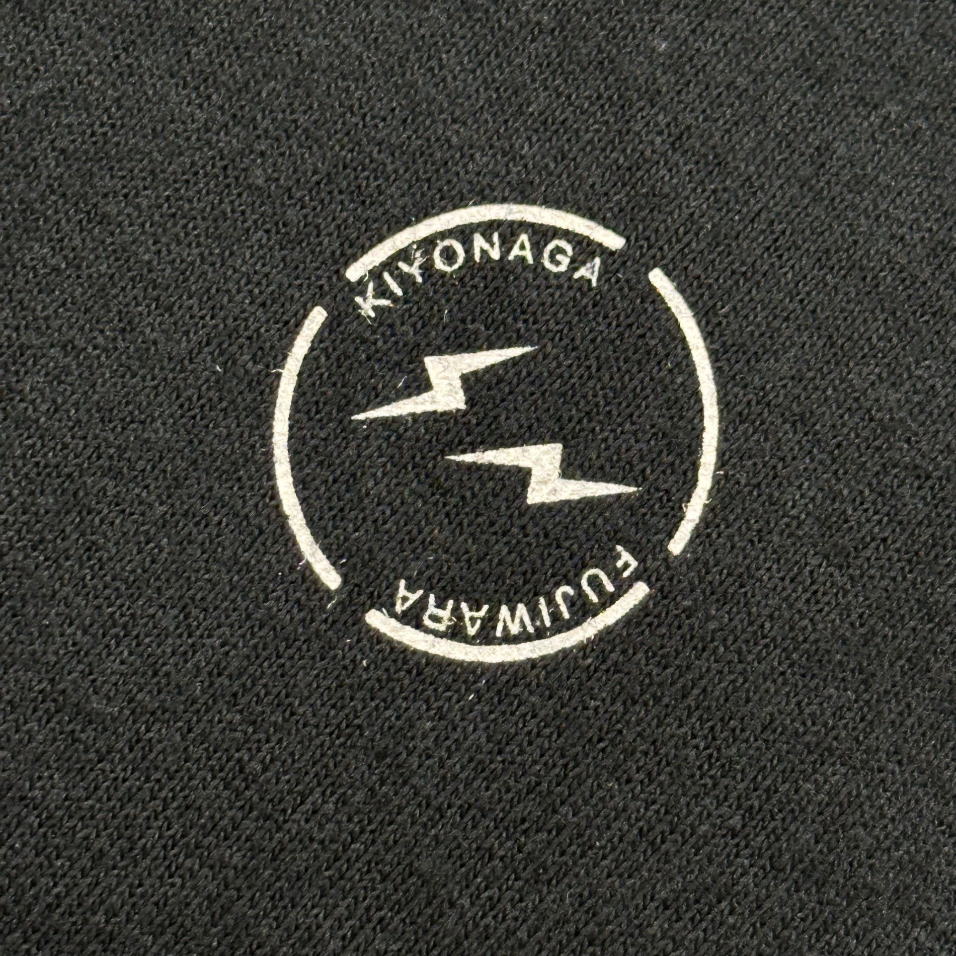 KIYONAGA&CO.×FRAGMENT DESIGN(キヨナガアンドコー×フラグメントデザイン) Print S/S Tee ロゴ プリント 半袖 Tシャツ L ブラック SOPH.