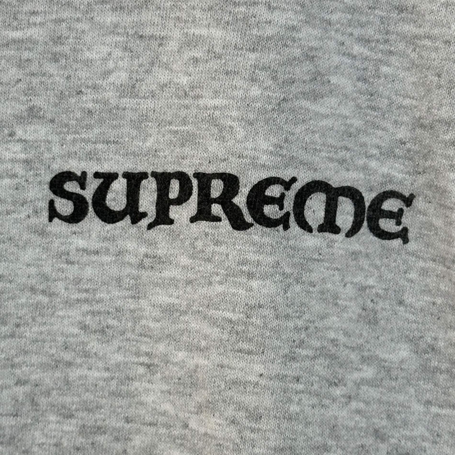 SUPREME(シュプリーム) 23AW Worship Tee ワーシップ Tシャツ S グレー グラフィック プリント ロゴ