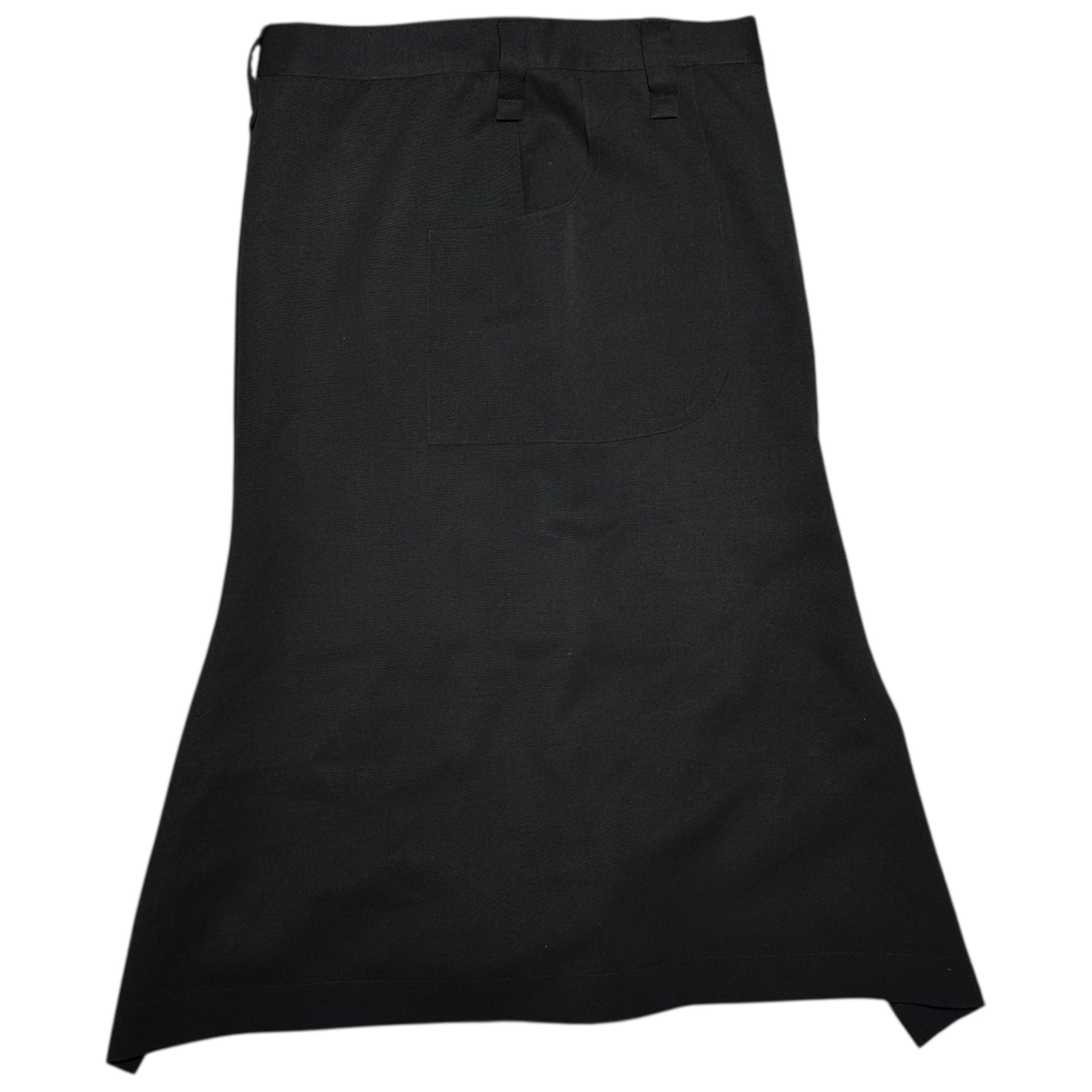 Y's(ワイズ) Dummy Pants Wool Skirt ダミー パンツ ウール スカート YL-S19-141 2(S～M程度) ブラック