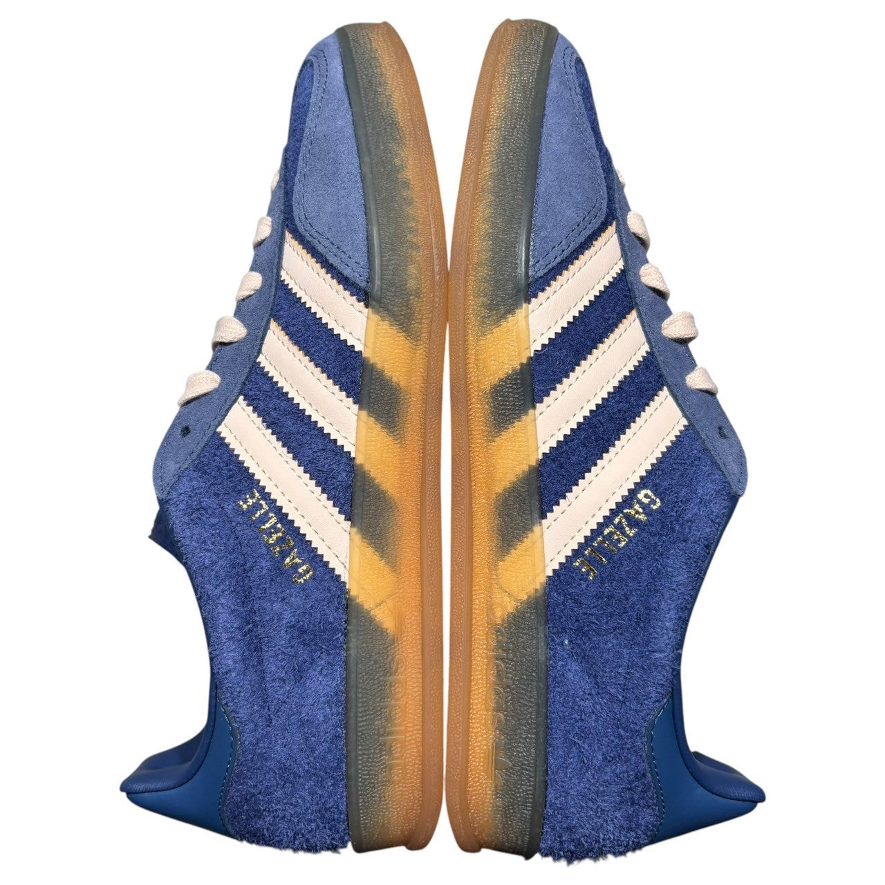 adidas(アディダス) GAZELLE INDOOR ガゼル インドア 23 JI0322 23.5cm ブルー×ピンク ローカット スニーカー