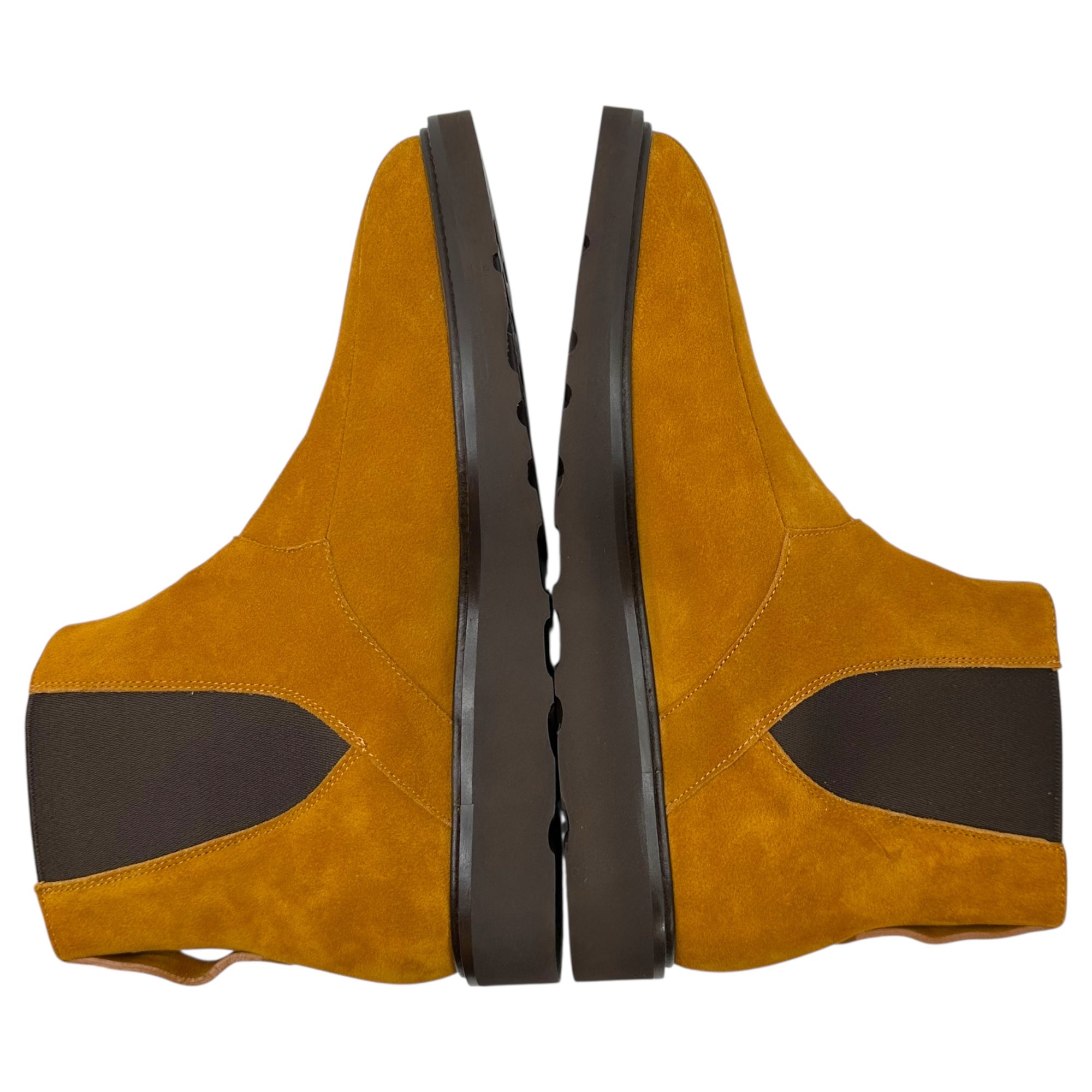 NEEDLES(ニードルズ) SQUARE TOE CHELSEA BOOT スクエアトゥ スウェード サイドゴア ブーツ 41(約26.5-27cm) ブラウン チェルシー