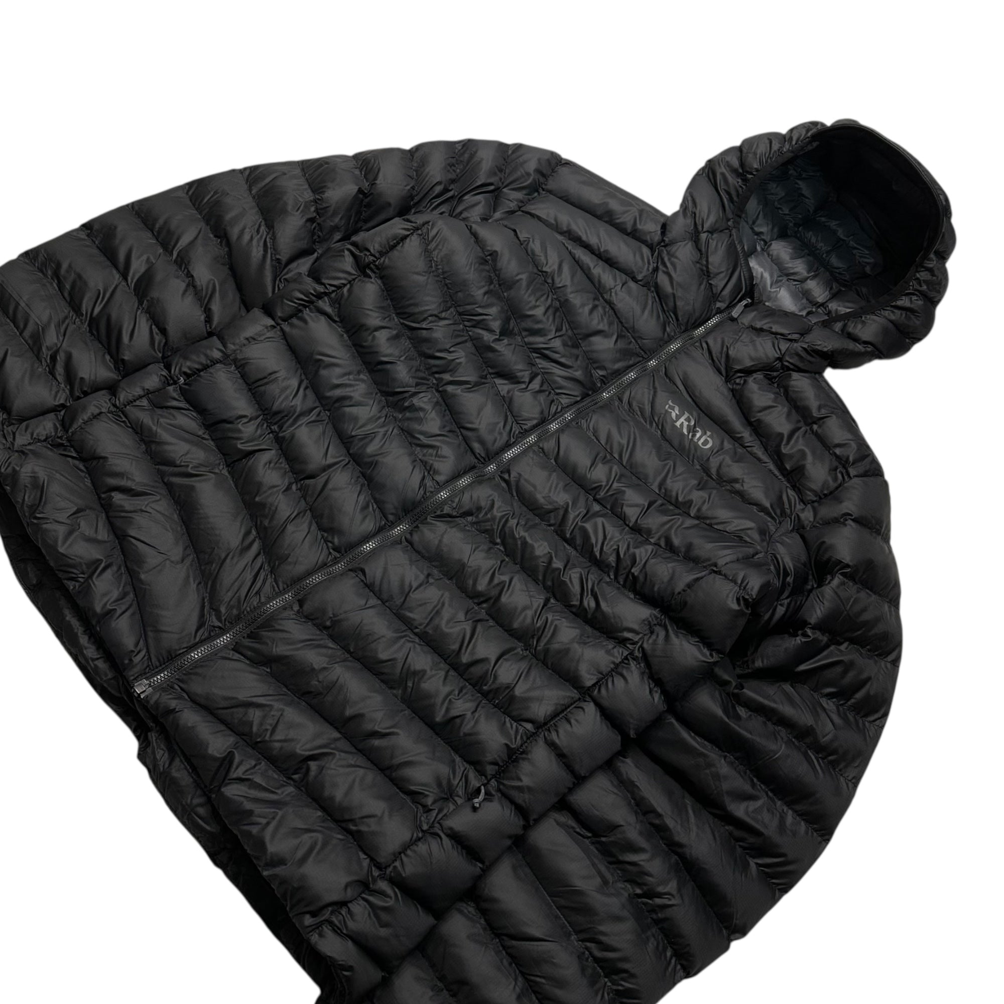 Rab(ラブ) Cirrus Alpine シラス アルパイン インサレーション ジャケット 中綿 フーディ QIP-25 M ブラック プリマロフト