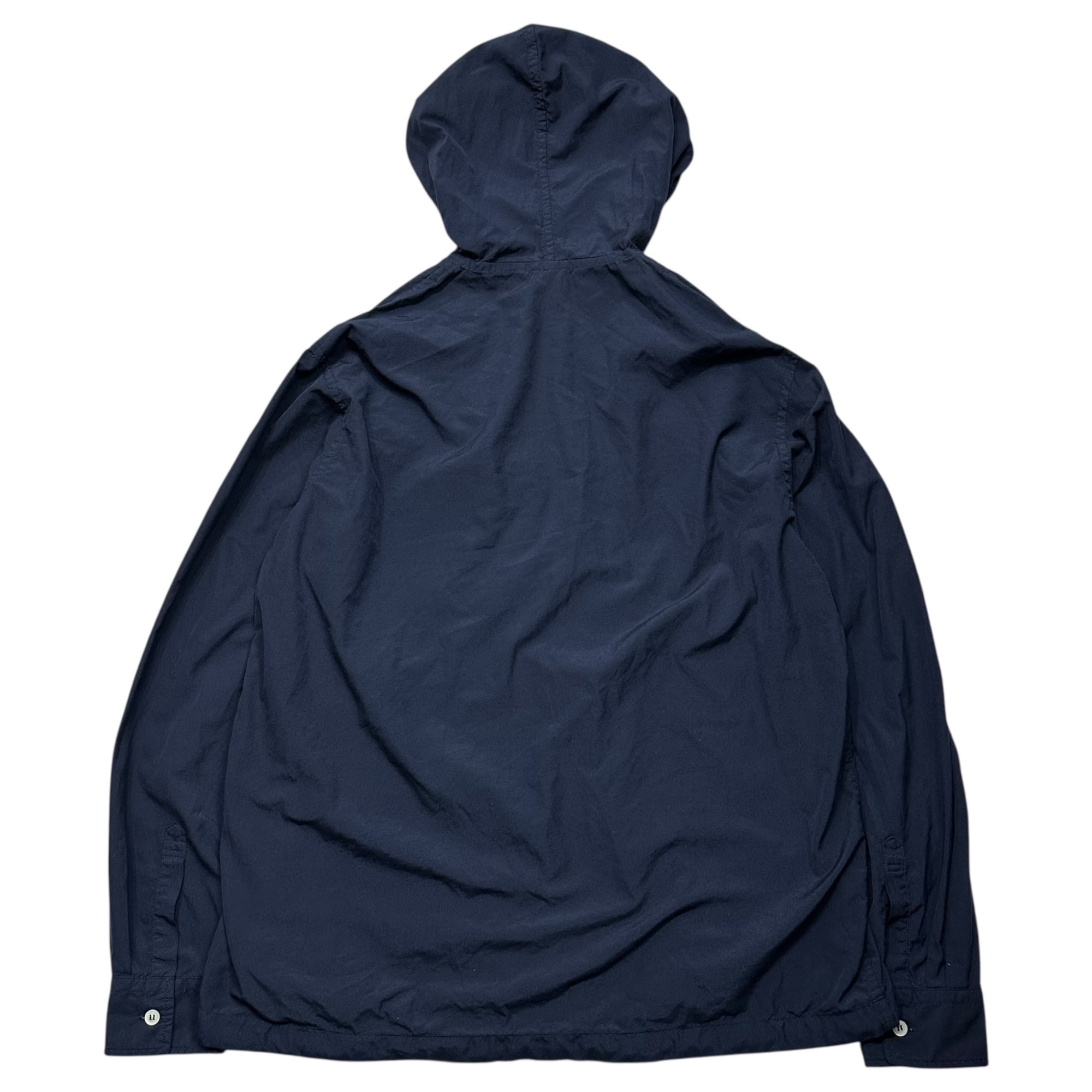 COMME des GARCONS HOMME DEUX(コムデギャルソンオムドゥ) 22SS Post-dyed Hooded Zip-Up Jacket 後染め フーデッド ジップアップ ジャケット DI-B030 M ネイビー AD2021