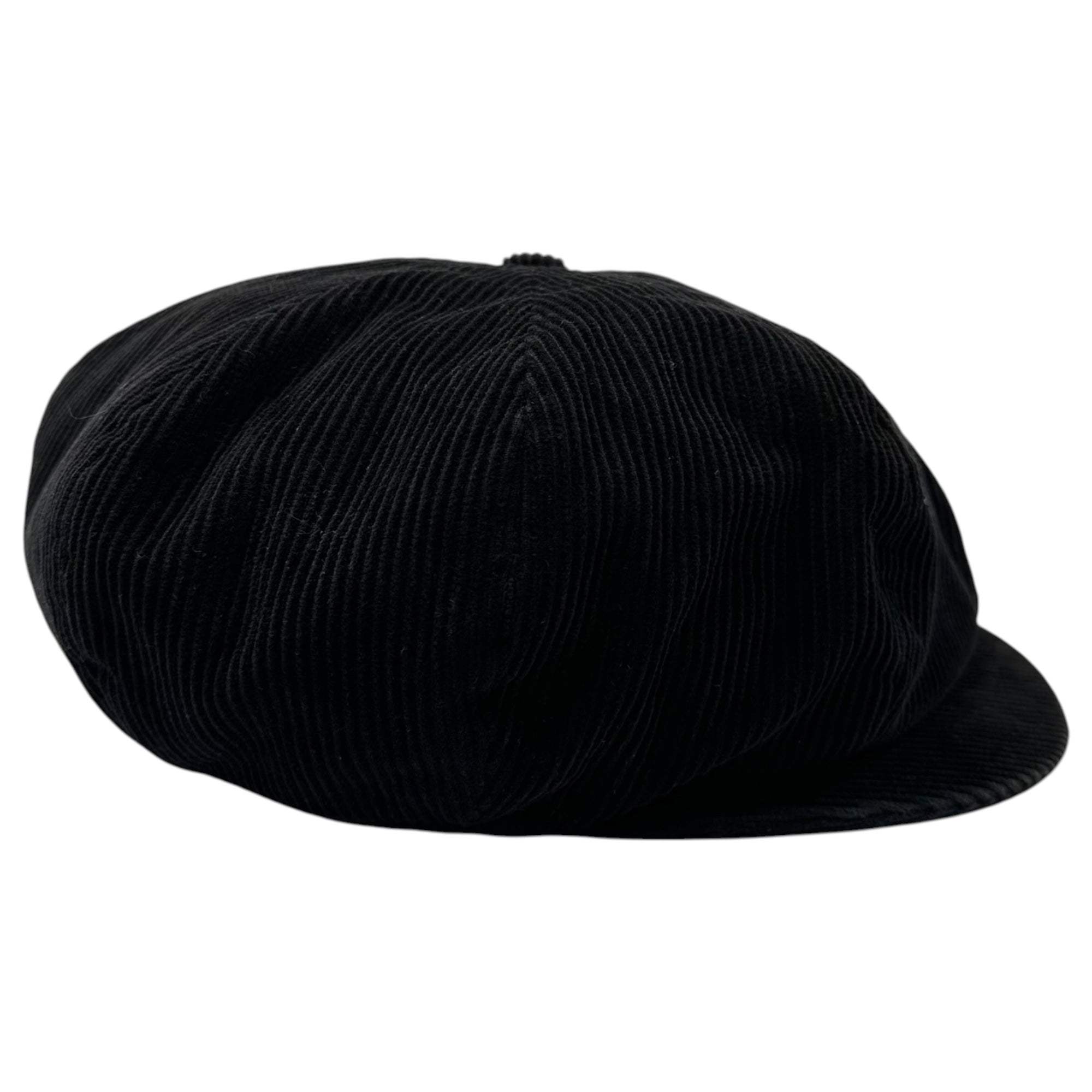 YOHJI YAMAMOTO POUR HOMME(ヨウジヤマモトプールオム) 2019AW Corduroy casquette コーデュロイ キャスケット 帽子 HC-H08-971 3 ブラック