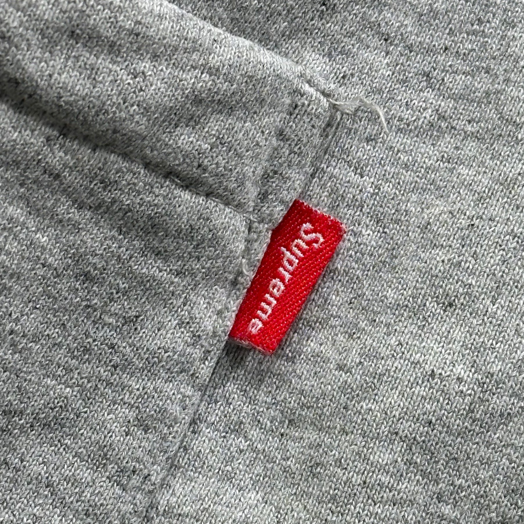 SUPREME(シュプリーム) 12FW Logo Sweat Pants ロゴ スウェット パンツ S グレー カナダ製 裏起毛