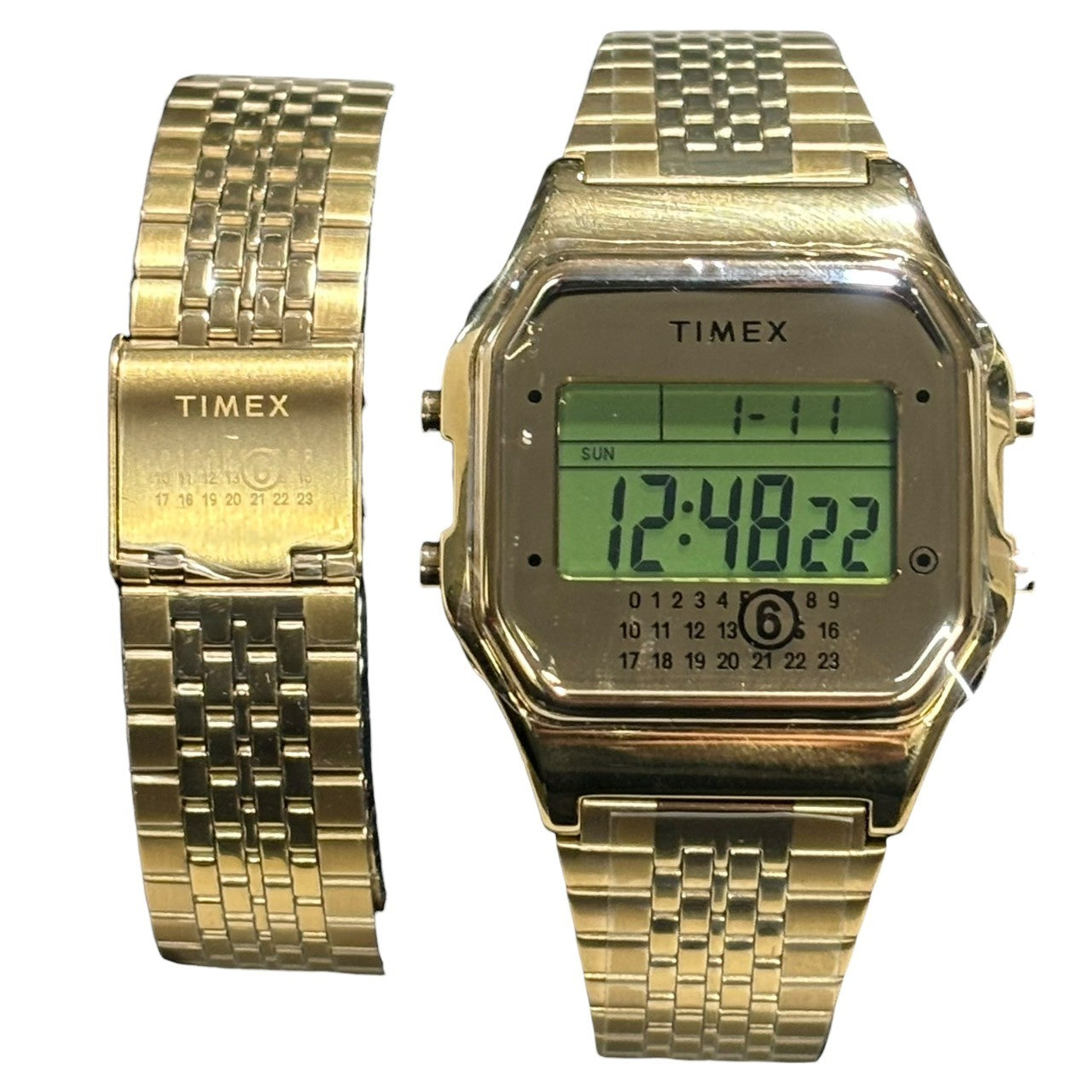 MM6 Maison Margiela × TIMEX(エムエムシックス × タイメックス) T80 gift set w/extra bracelet S33YW0002 M10062 ONE SIZE ゴールド
