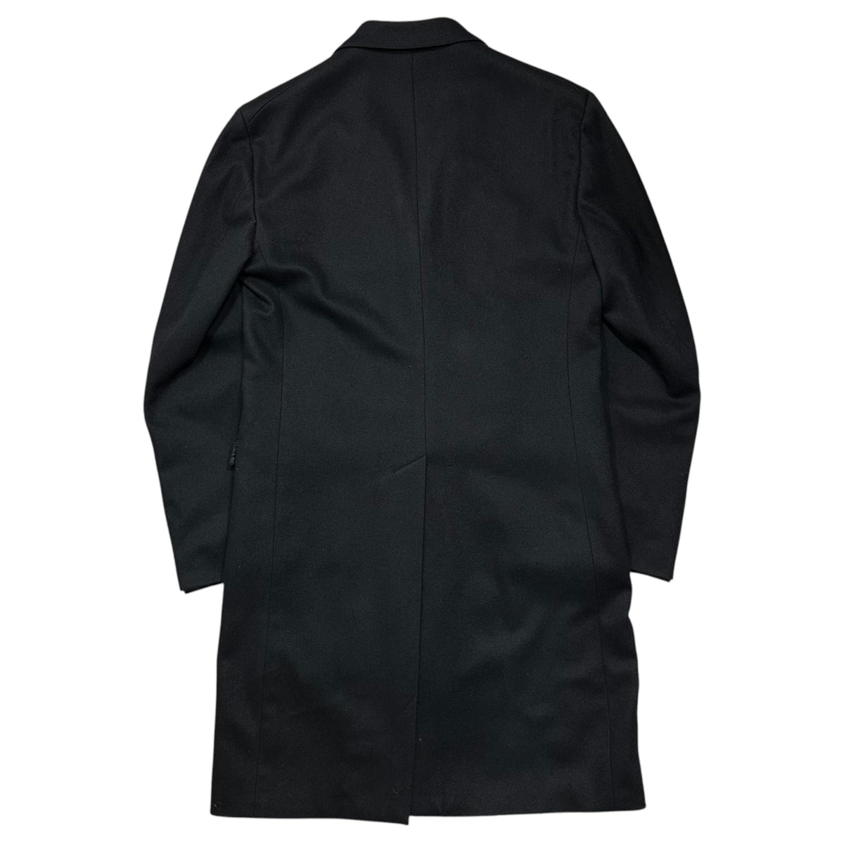 PRADA(プラダ) 2012AW Virgin Wool Chesterfield Coat ヴァージン ウール チェスター コート UC268D 46 ブラック コレクション着用