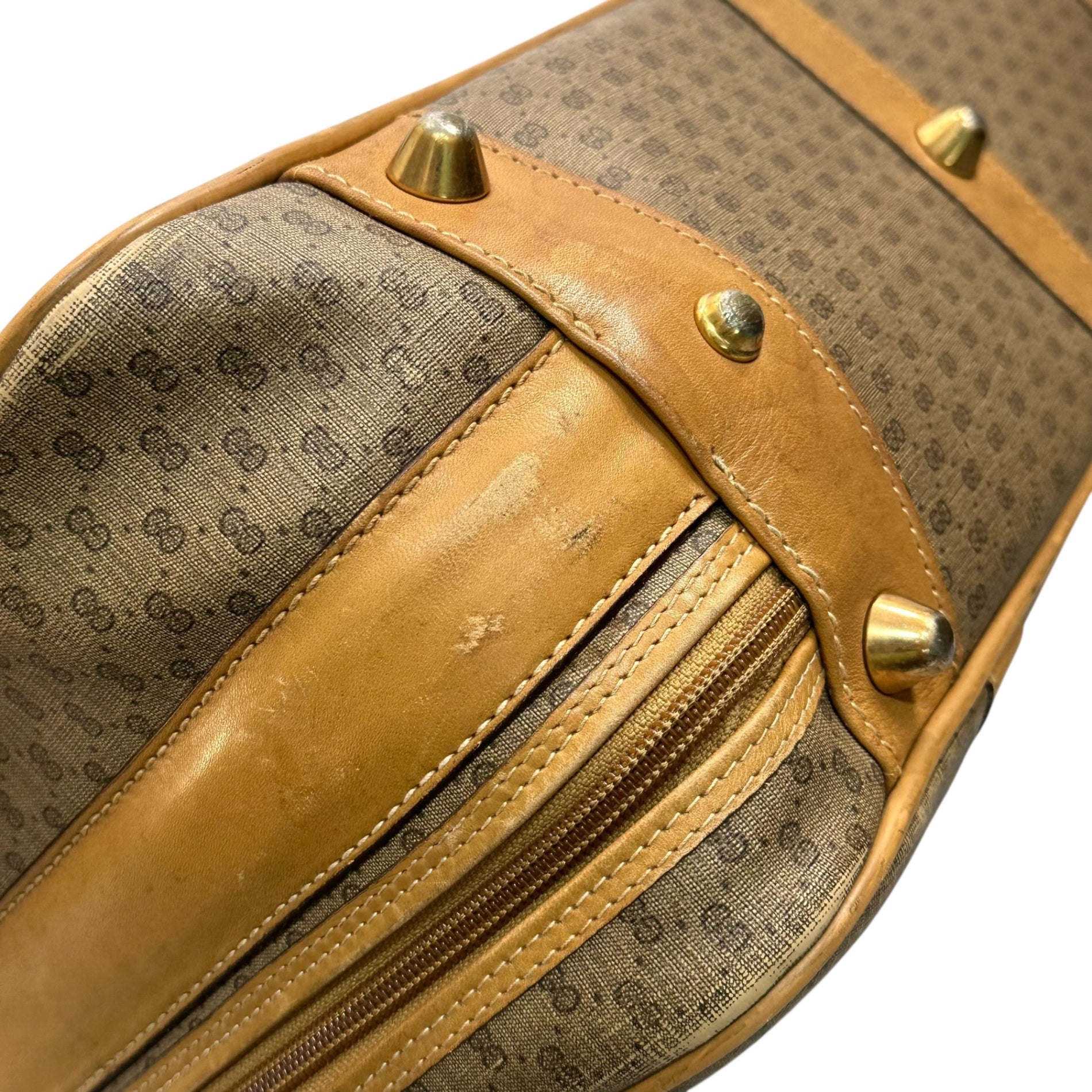 GUCCI(グッチ) 80's Vintage Micro GG Trunk Boston Bag 80年代