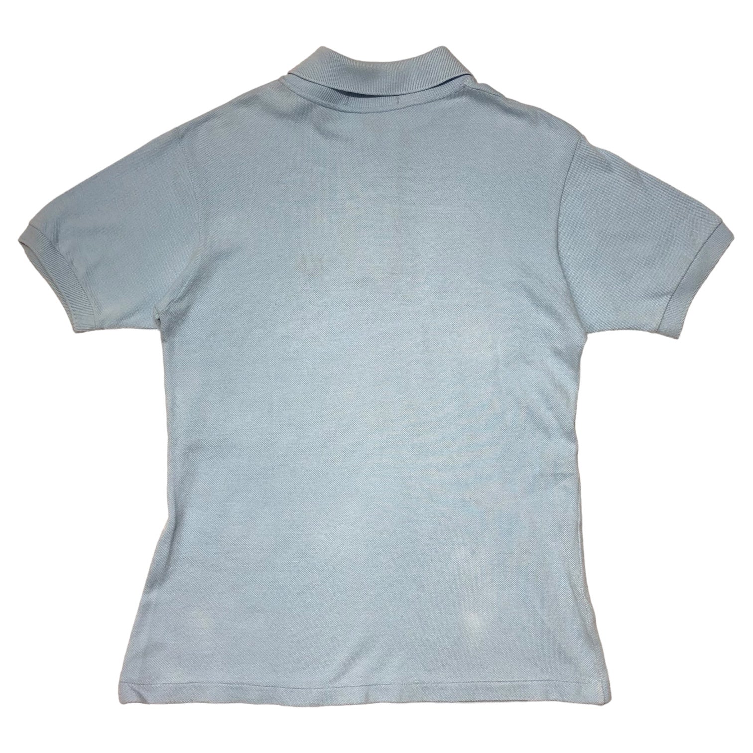 FRED PERRY(フレッドペリー) 80'sロゴ刺繍ポロシャツ 40(Sサイズ程度) ブルー イングランド製