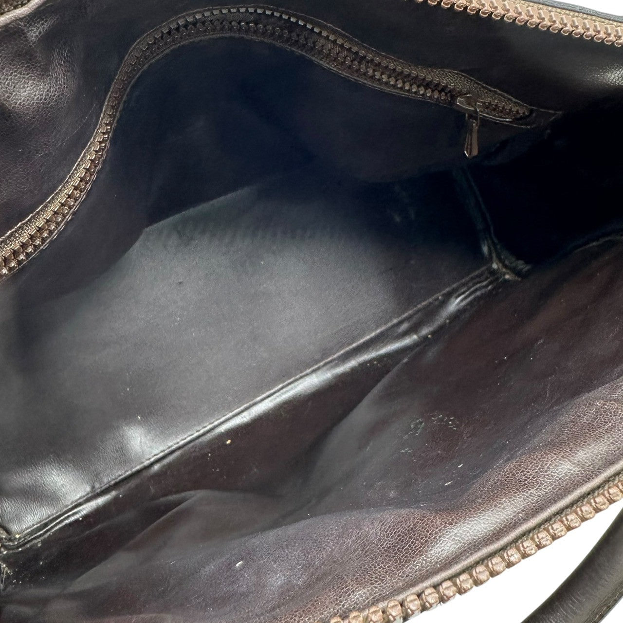 CELINE(セリーヌ) Macadam Pattern Suede Boston Bag マカダム柄 スウェード ボストン バッグ ブラック OLD オールド ヴィンテージ ミニ