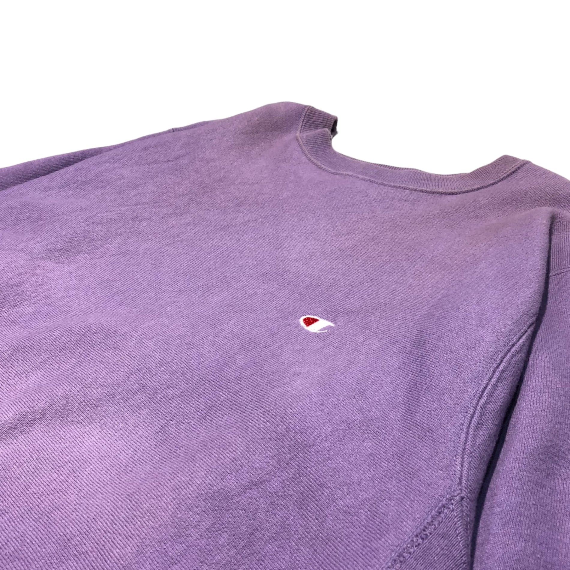 Champion(チャンピオン) 90's One point logo reverse weave sweatshirt リバースウィーブ スウェット L パープル 90年代 トリコタグ ヴィンテージ