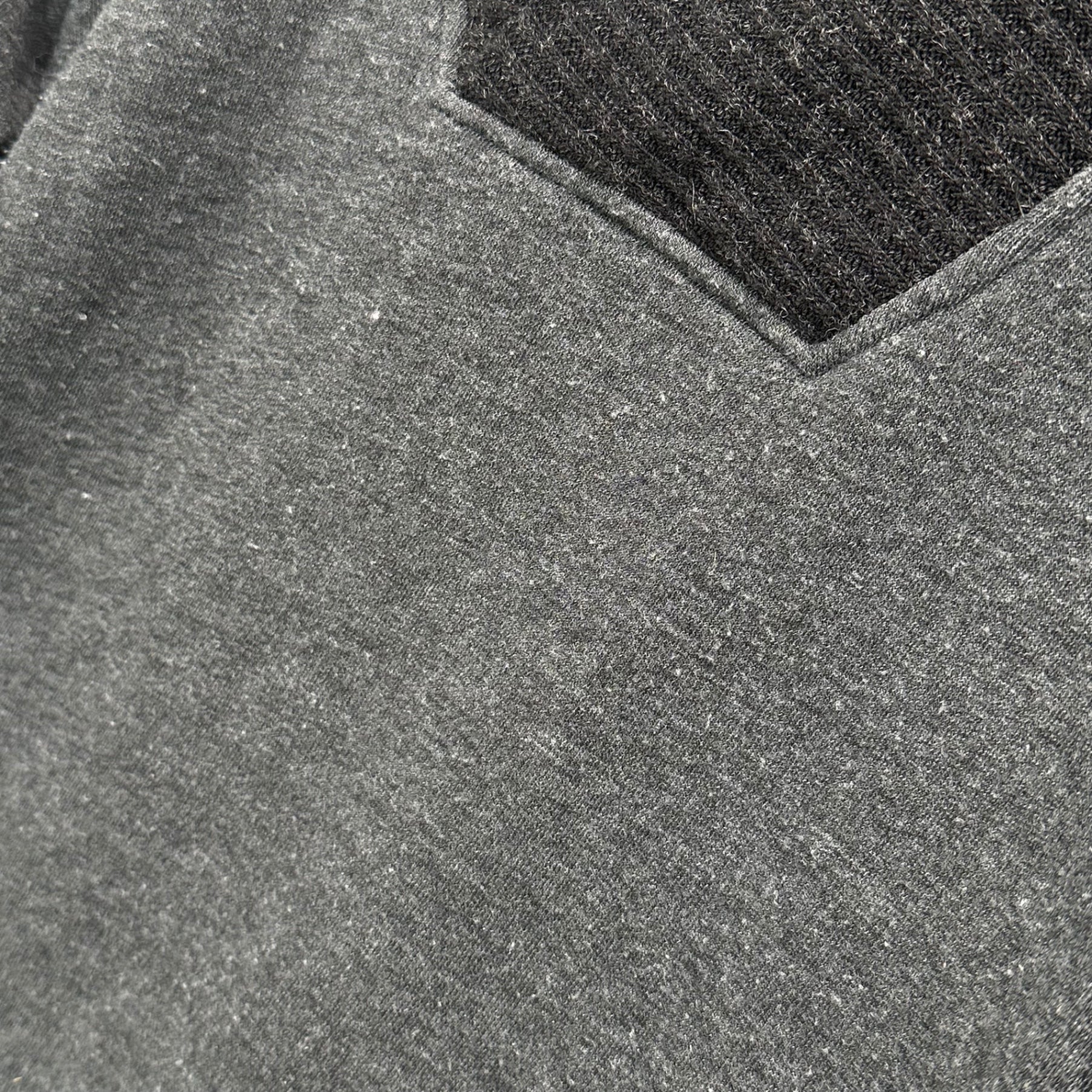 MARITHE FRANCOIS GIRBAUD(マリテフランソワジルボー) 00’s One-Button Shawl Collar Sweatshirt ワンボタン ショールカラー スウェット M7-6682 M グレー Y2K