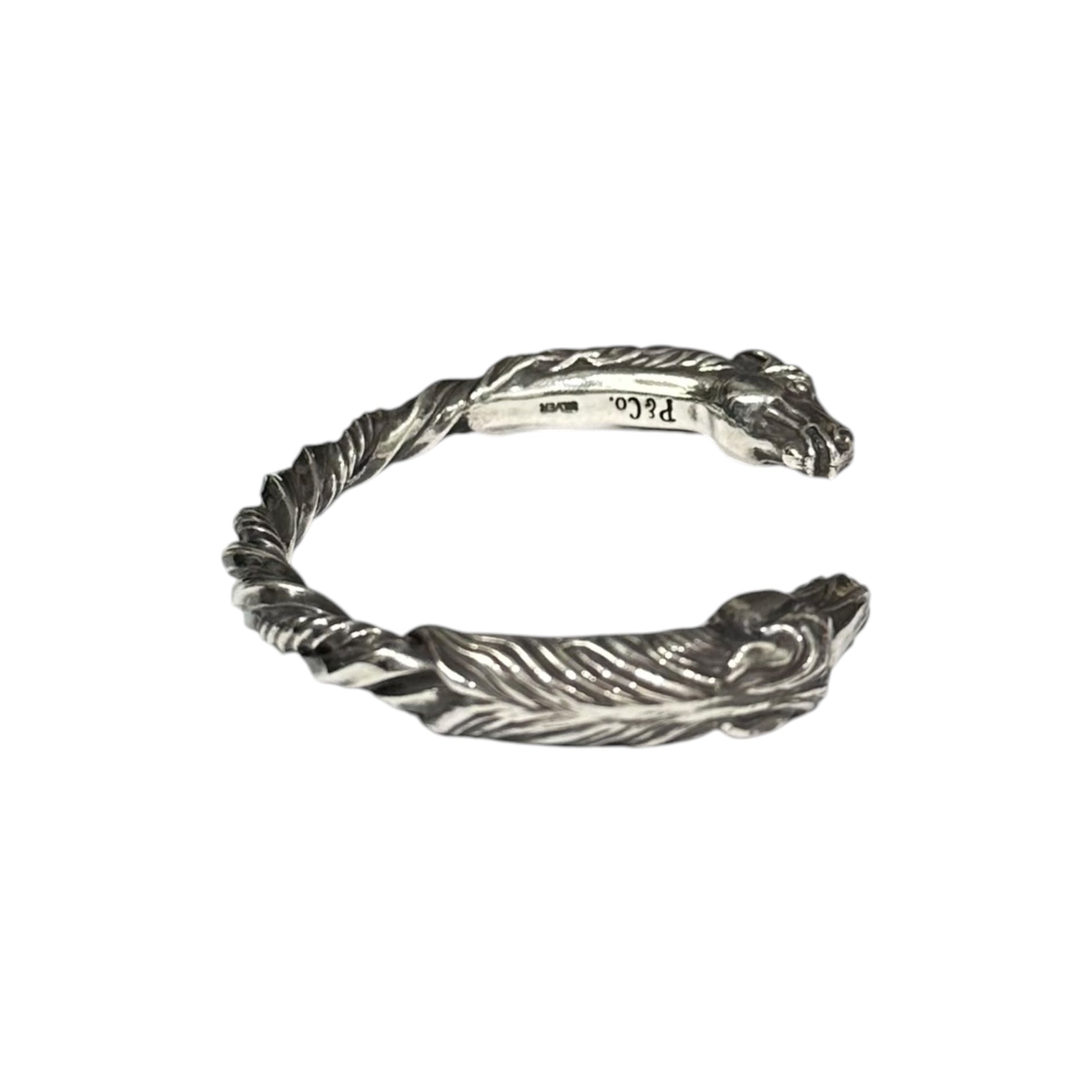 Peanuts&Co.(ピーナッツアンドカンパニー) HORSE TWIST BANGLE ホース ツイスト バングル シルバー SILVER