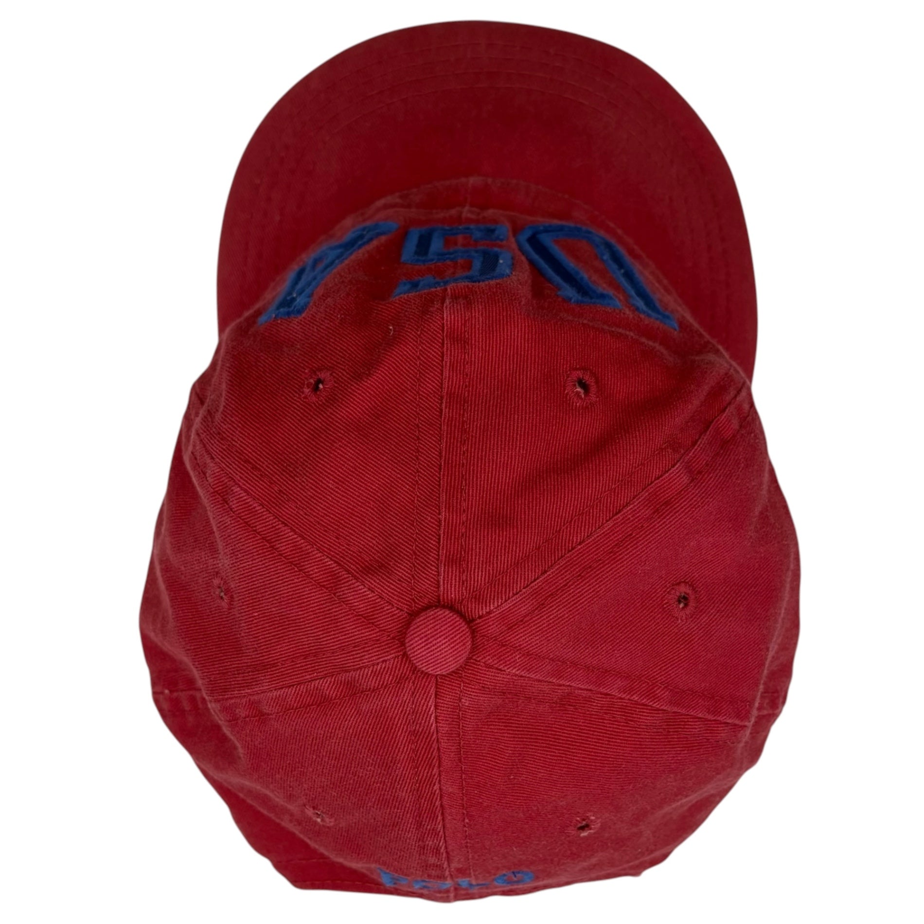 POLO SPORT(ポロスポーツ) 90's USA Logo Cap USA製 ロゴ キャップ レッド 90年代 ヴィンテージ