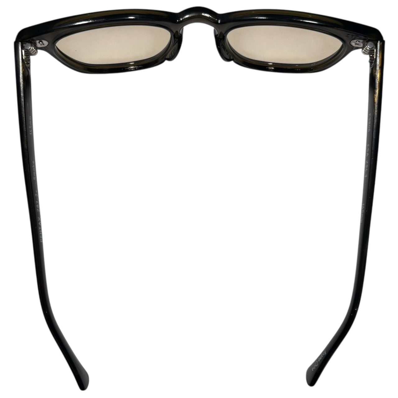 PENTAX(ペンタックス) Boston clear-frame sunglasses ボストン型 クリアフレーム サングラス F9800 48□20 145mm ダークブラウン 薄いブラウンレンズ Safety Rx Eyewear by HOYA