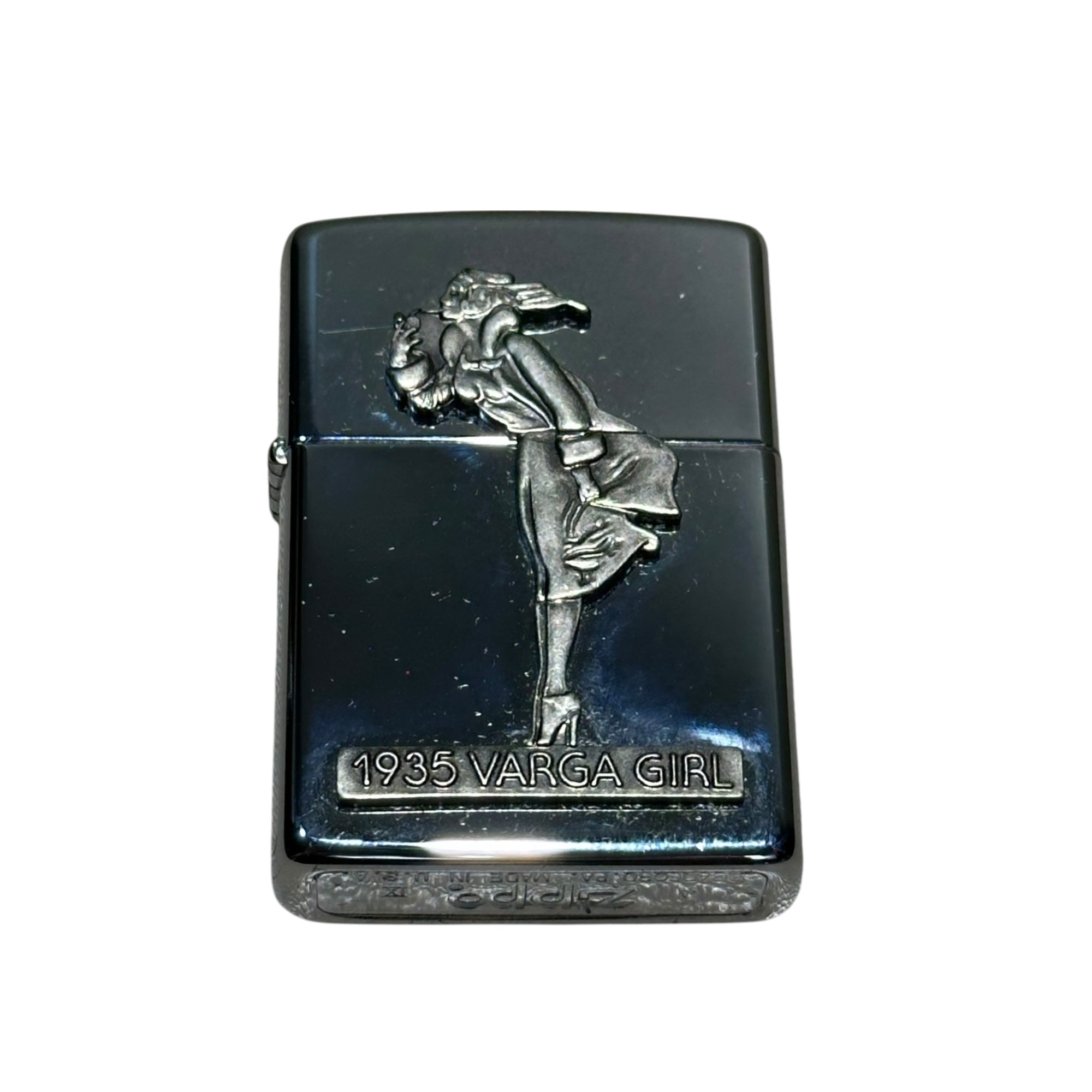 ZIPPO(ジッポー) ”1935 VARGAGIRL” Oil lighter 1993年製 オイル ライター シルバー USA ヴィンテージ 90s 90年代
