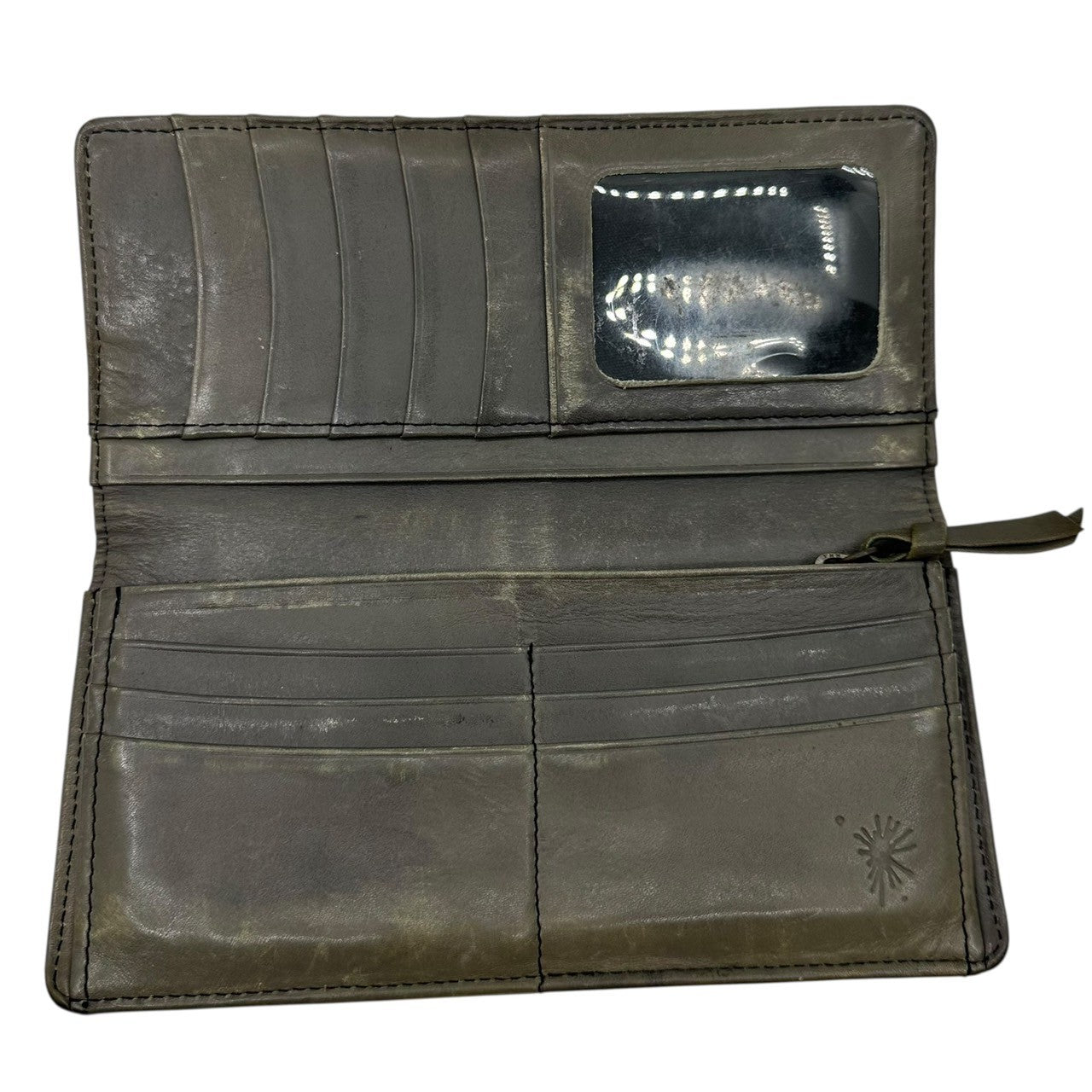 Maison MIHARA YASUHIRO(メゾンミハラヤスヒロ) "INVISIBLE" Long Wallet あぶり出し ロング ウォレット レザー 長財布 ブラウン
