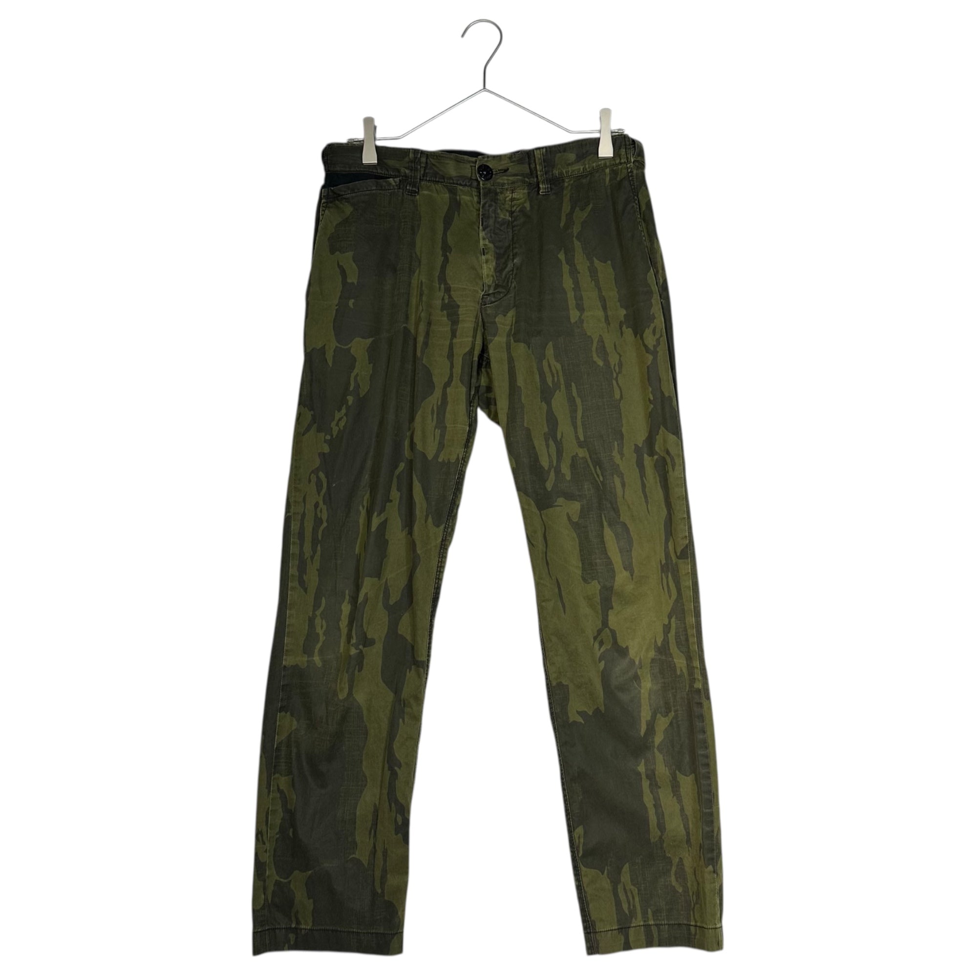 STONE ISLAND(ストーンアイランド) 15SS Chamois Cotton Pants カモフラ コットン パンツ 621531034 W29 オリーブ 迷彩