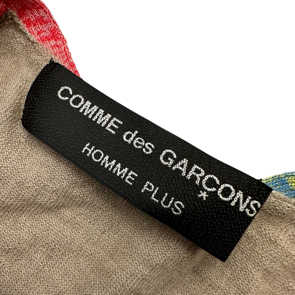 COMME des GARCONS HOMME PLUS(コムデギャルソンオムプリュス) 2000SS Gobelin-Era Cashmere Knit Vest ゴブラン期 カシミア ニット ベスト PN-100020 FREE ベージュ×マルチカラー AD2000 カシミヤ アーカイブ