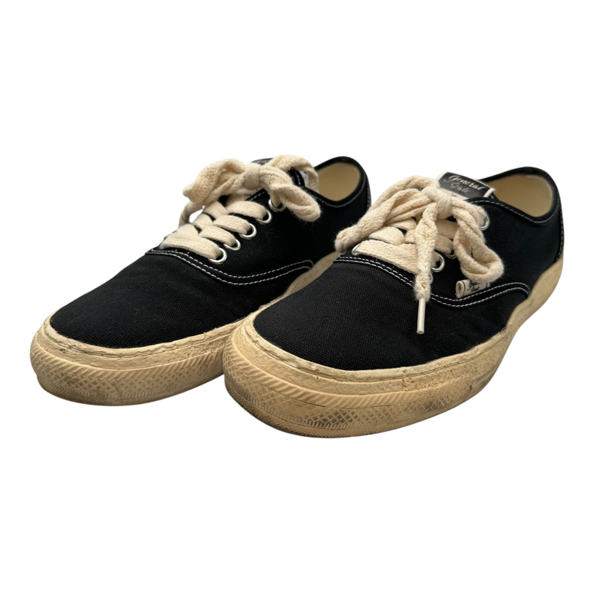 Maison MIHARA YASUHIRO(メゾンミハラヤスヒロ) General-Scale Low-Cut Sneakers ジェネラル スケール ローカット スニーカー S09FW206 43 ブラック×アイボリー