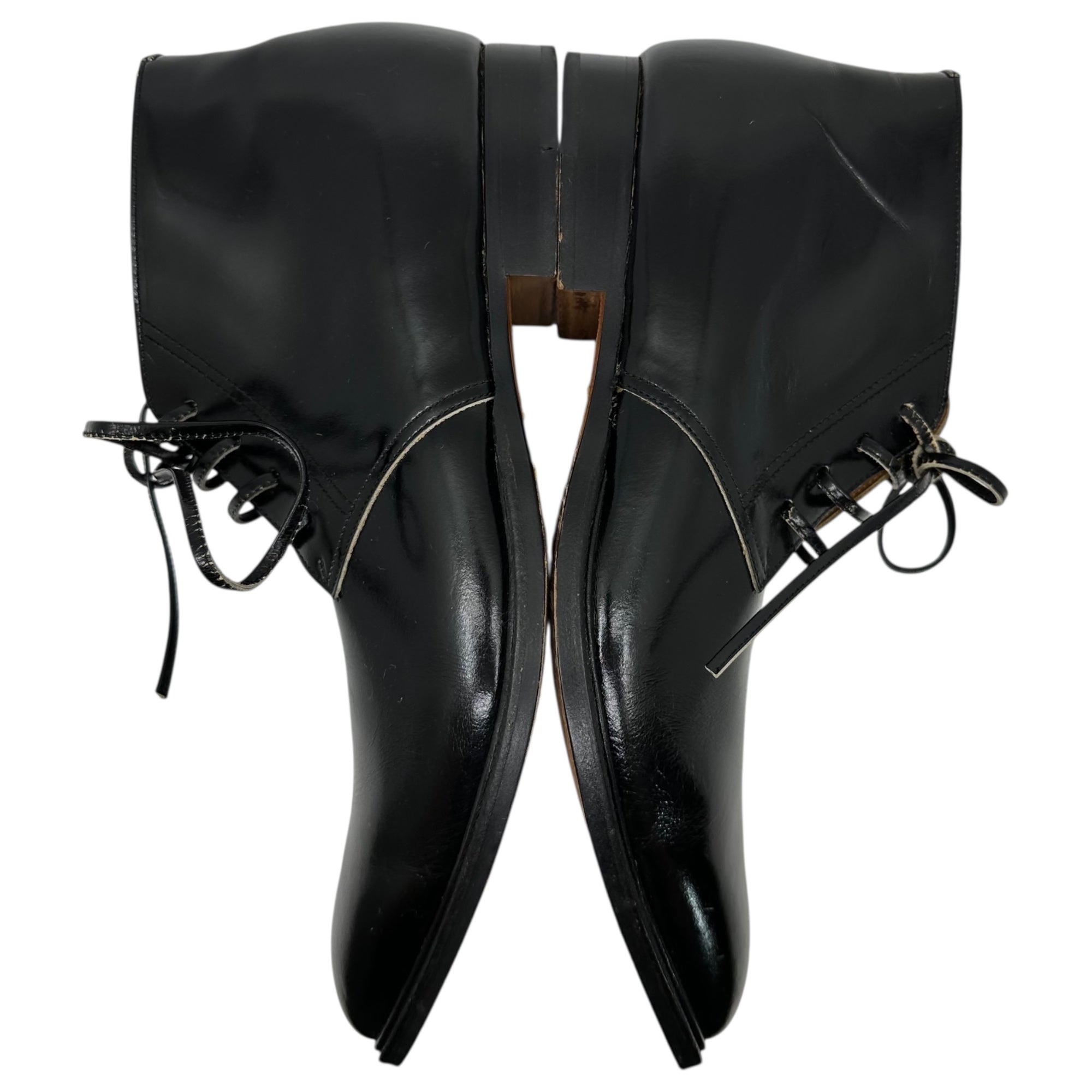 COMME des GARCONS JUNYA WATANABE(コムデギャルソンジュンヤワタナベ) Leather Chukka Boots レザー チャッカー ブーツ M(24cm程度) ブラック 革靴 シューズ