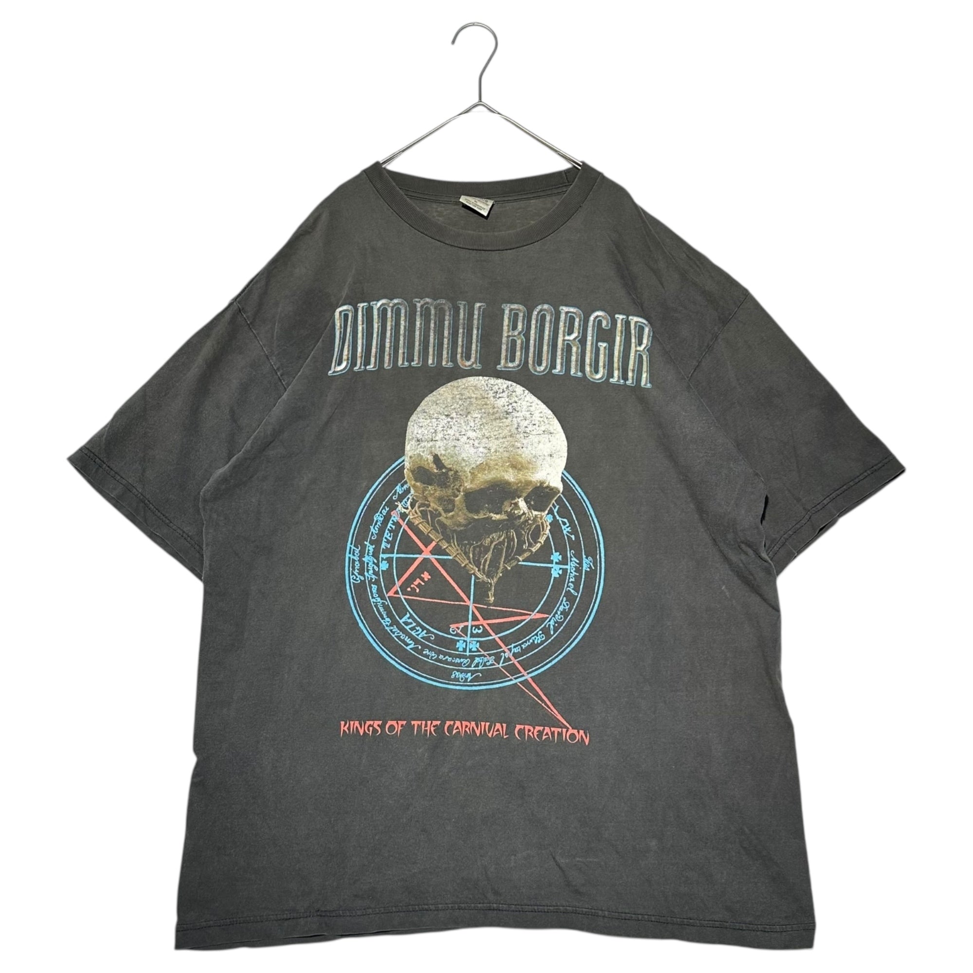 CYGNUS(シグナス) ©2002 "DIMMU BORGIR" Tee ディム ボルギル メタル バンド Tシャツ XL ブラック 00's ヴィンテージ