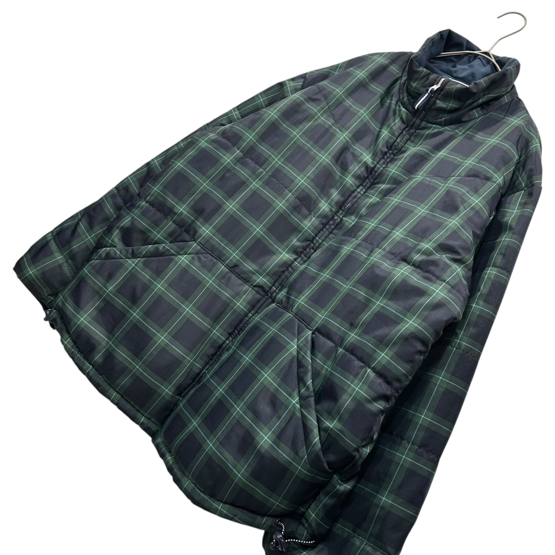 CHAPS(チャップス) Old Reversible Quilted Jacket オールド リバーシブル 中綿 ジャケット L グリーン×ネイビー