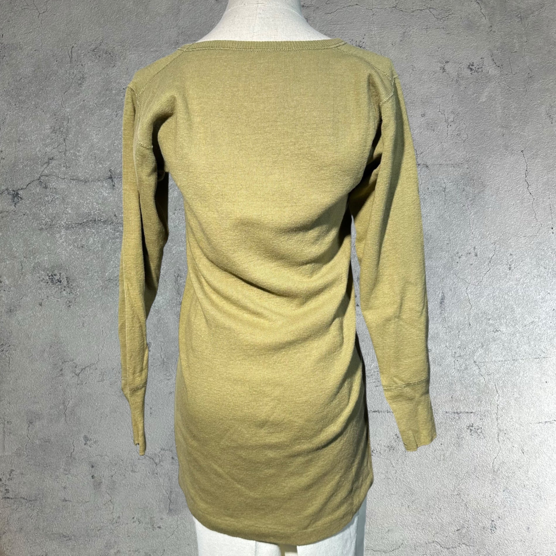 vintage(ヴィンテージ) 50's US ARMY wool thermal shirt 50年代 アメリカ軍 ウール サーマルシャツ カーキ