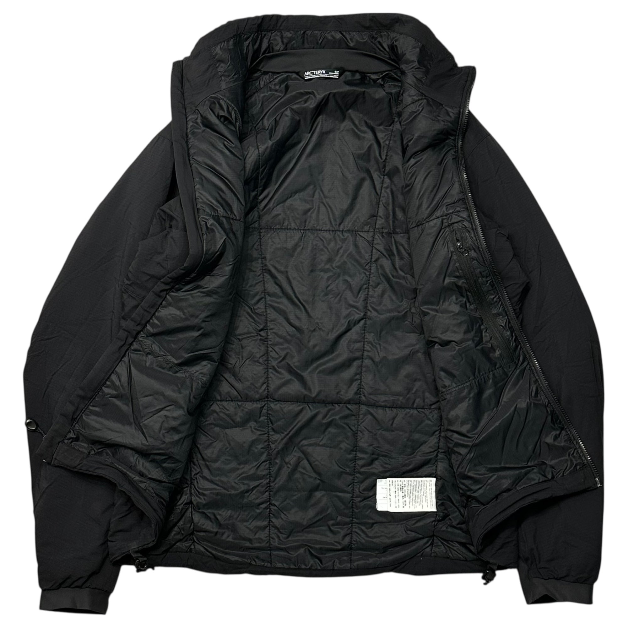 ARC'TERYX(アークテリクス) 19'S ATOM AR JACKET アトム ジャケット 中綿 14649-117558 S ブラック インサレーションジャケット 現アトムヘビーウェイト 旧モデル アメアスポーツタグ